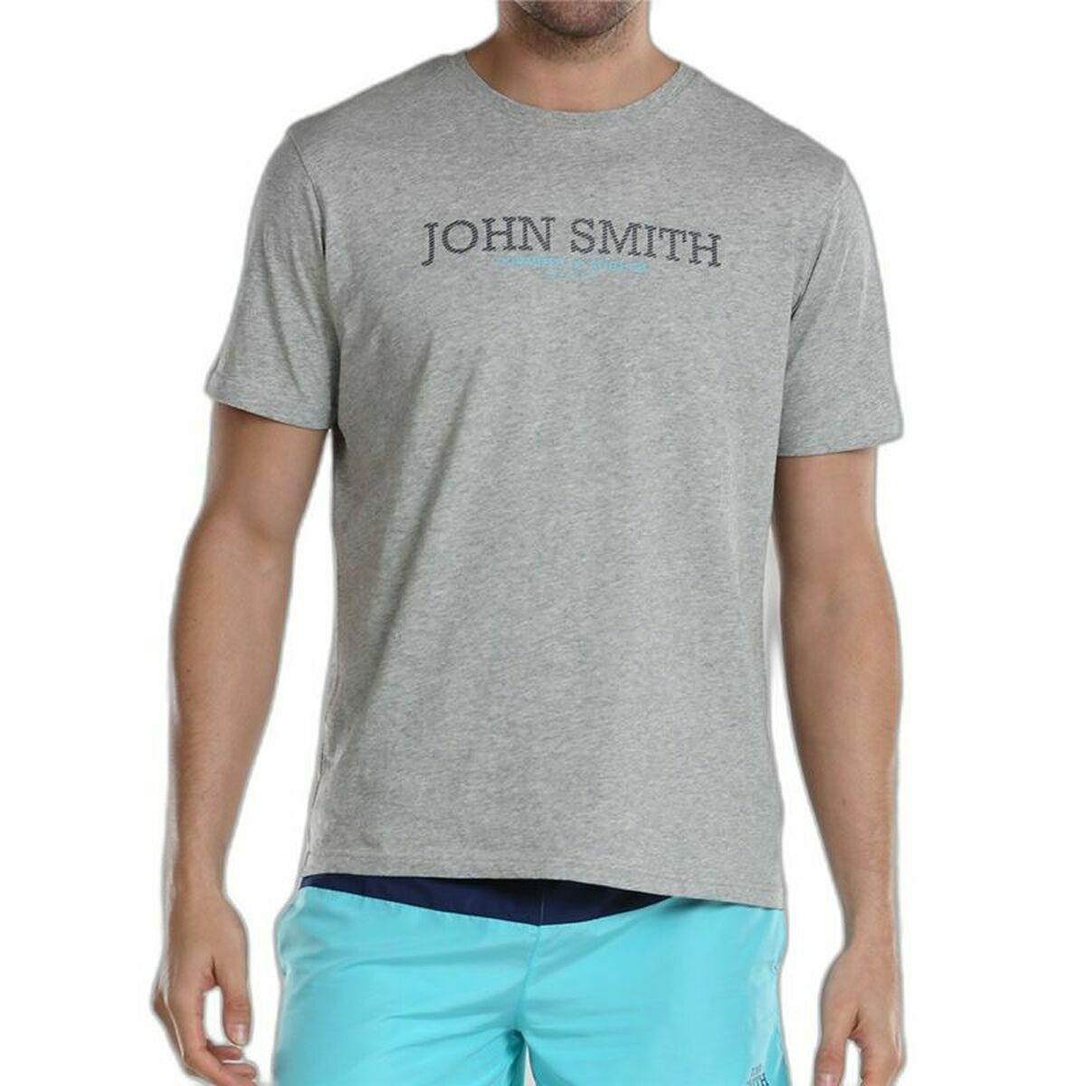 Maglia a Maniche Corte Uomo John Smith Efebo Grigio Taglia:M