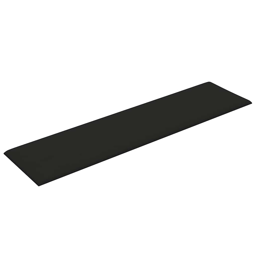 vidaXL Wandpaneele 12 Stk. Schwarz 60x15 cm Stoff 1,08 m² - Image 5
