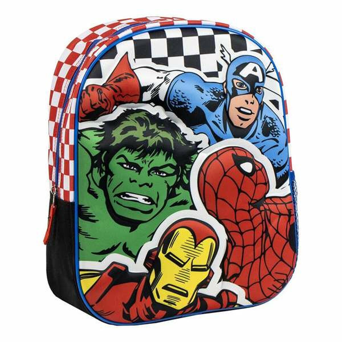 Zaino Scuola 3D The Avengers Nero 25,0 x 31,0 x 10,0 cm