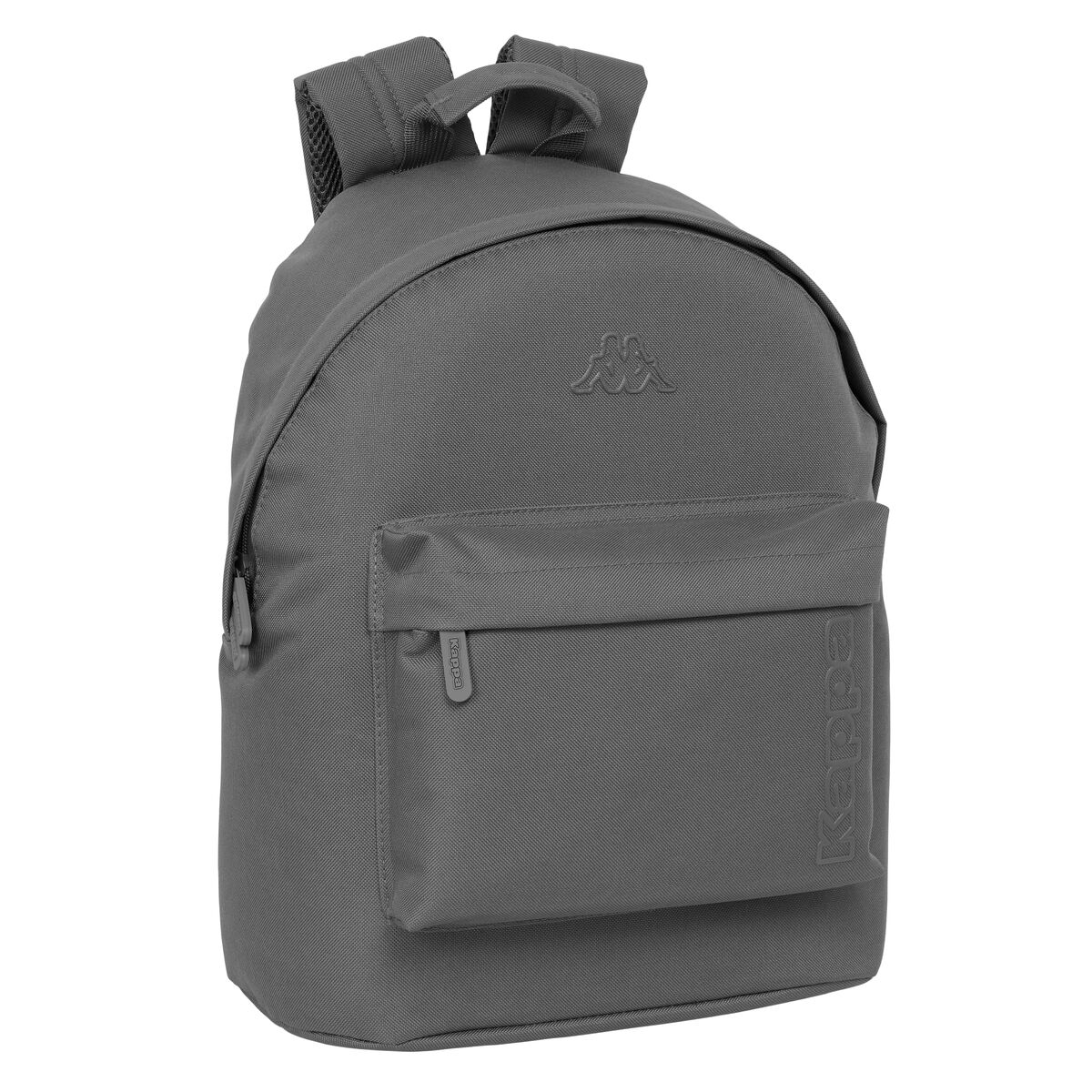 Zaino Scuola Kappa kappa basics Grigio 31 x 41 x 16 cm