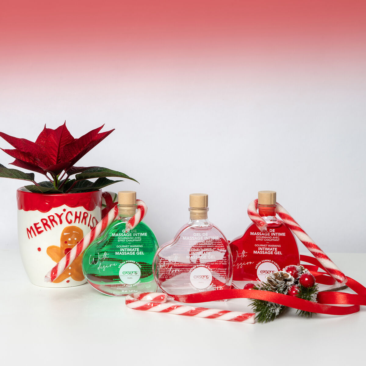 Olio per Massaggio Erotico Exsens Mela verde 50 ml - Image 6