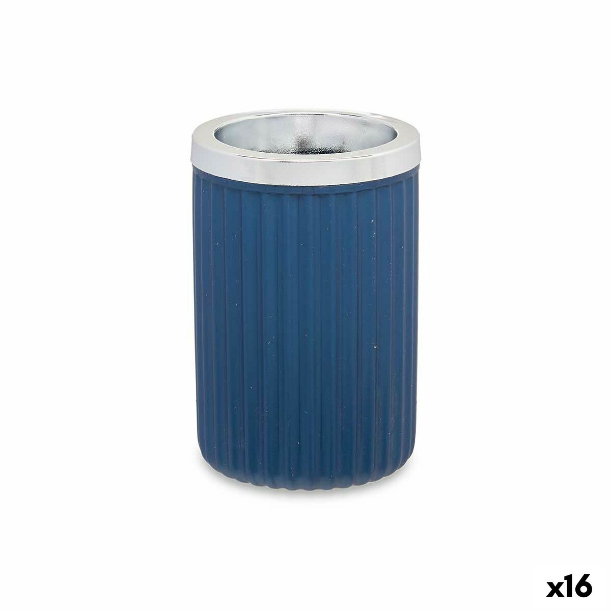 Bicchiere Berilo Azzurro Plastica 7,5 x 11,5 x 7,5 cm (16 Unità)