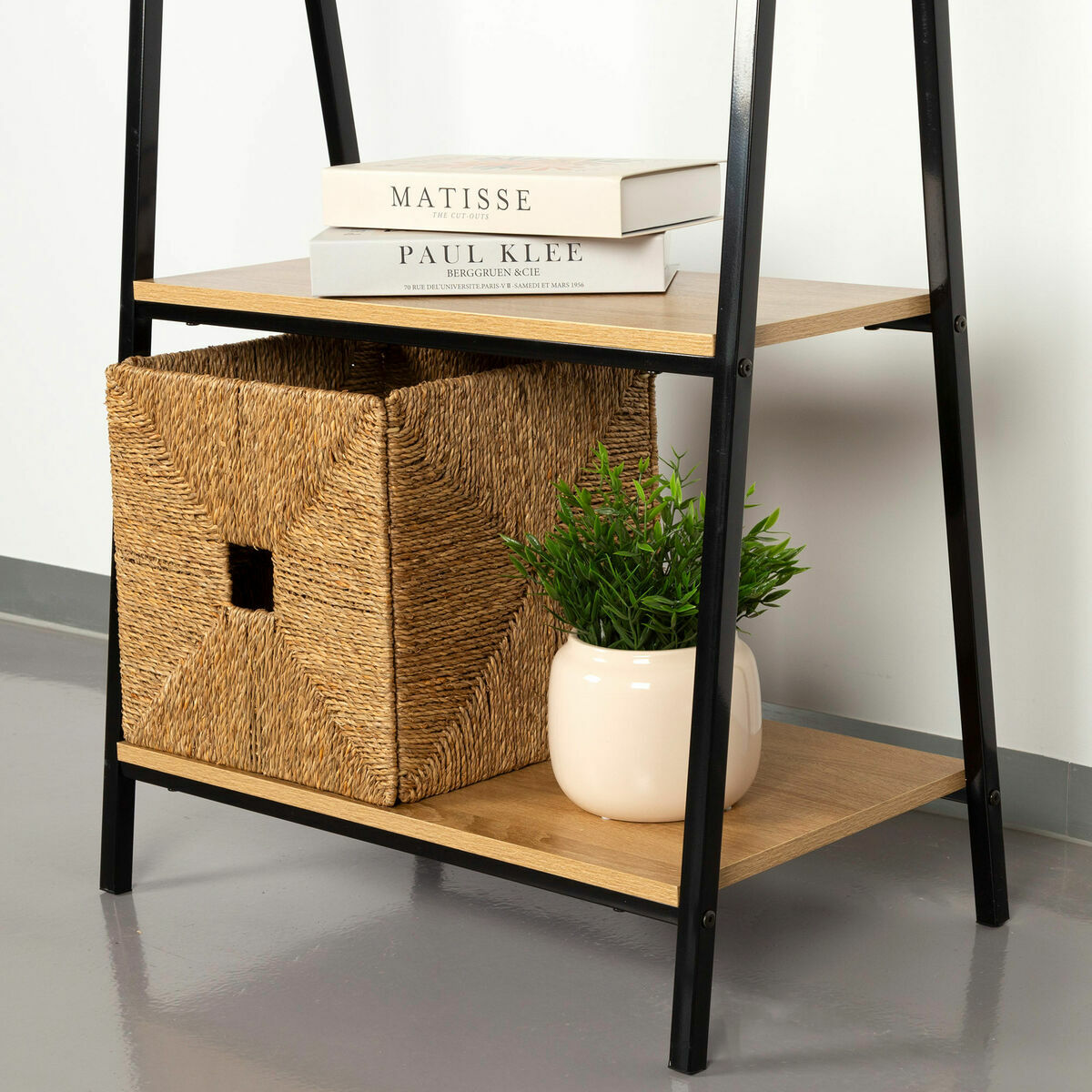 Appendiabiti con ripiano Max Home Acciaio Melammina Truciolare Minimalista 64 x 150 x 40 cm - Image 5