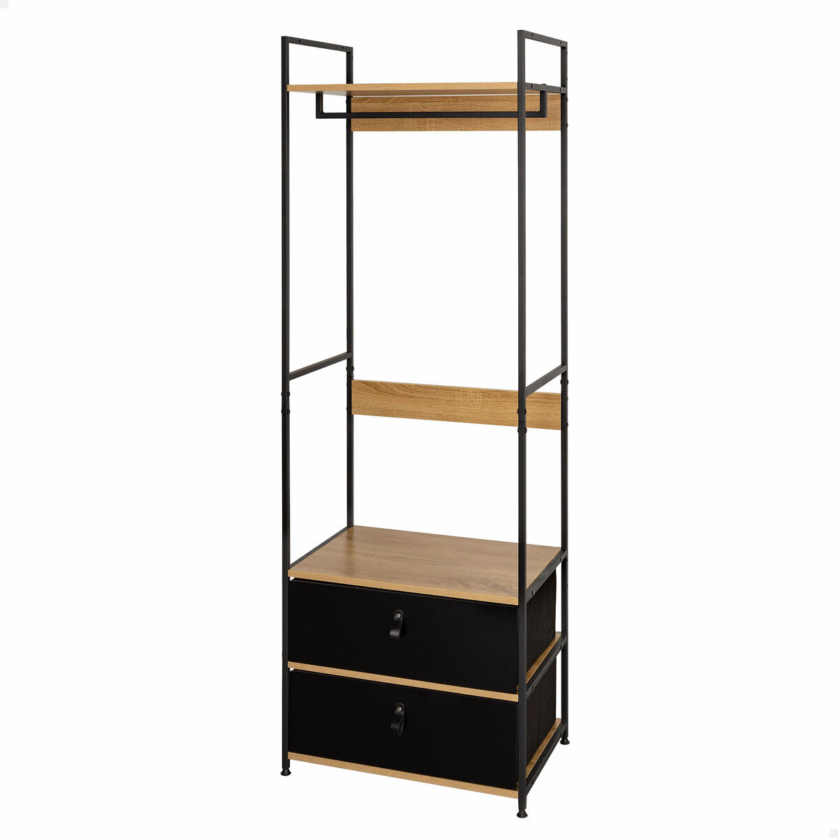 Armadio Max Home Stoffa Acciaio Melammina Truciolare 60 x 175 x 40 cm