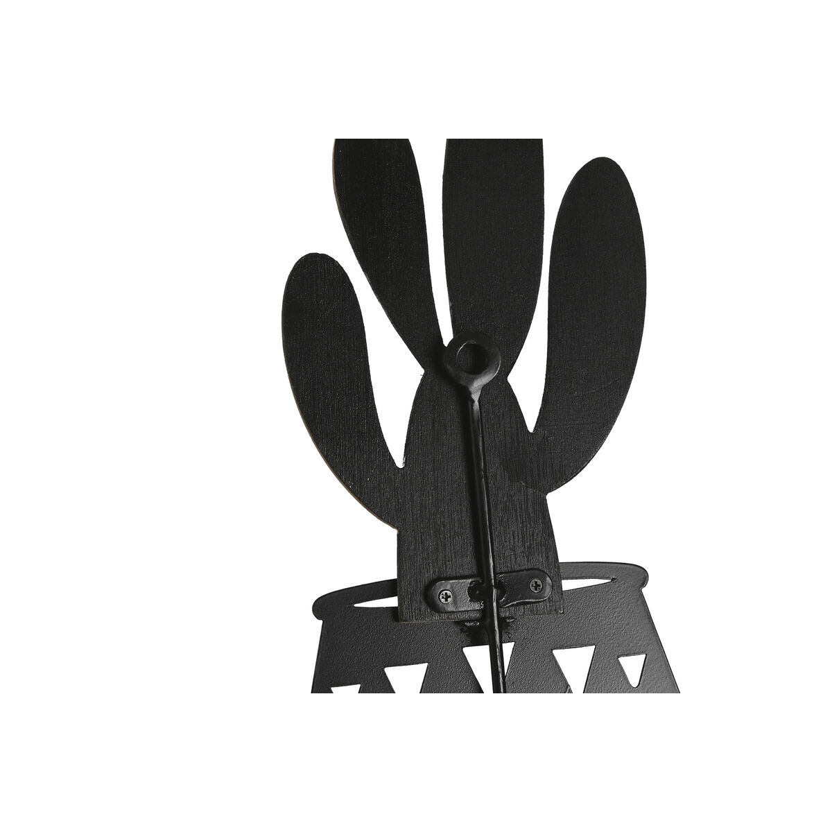 Appendiabiti da parete Home ESPRIT Naturale Metallo Legno MDF 16 x 4 x 30 cm (4 Unità) - Image 3