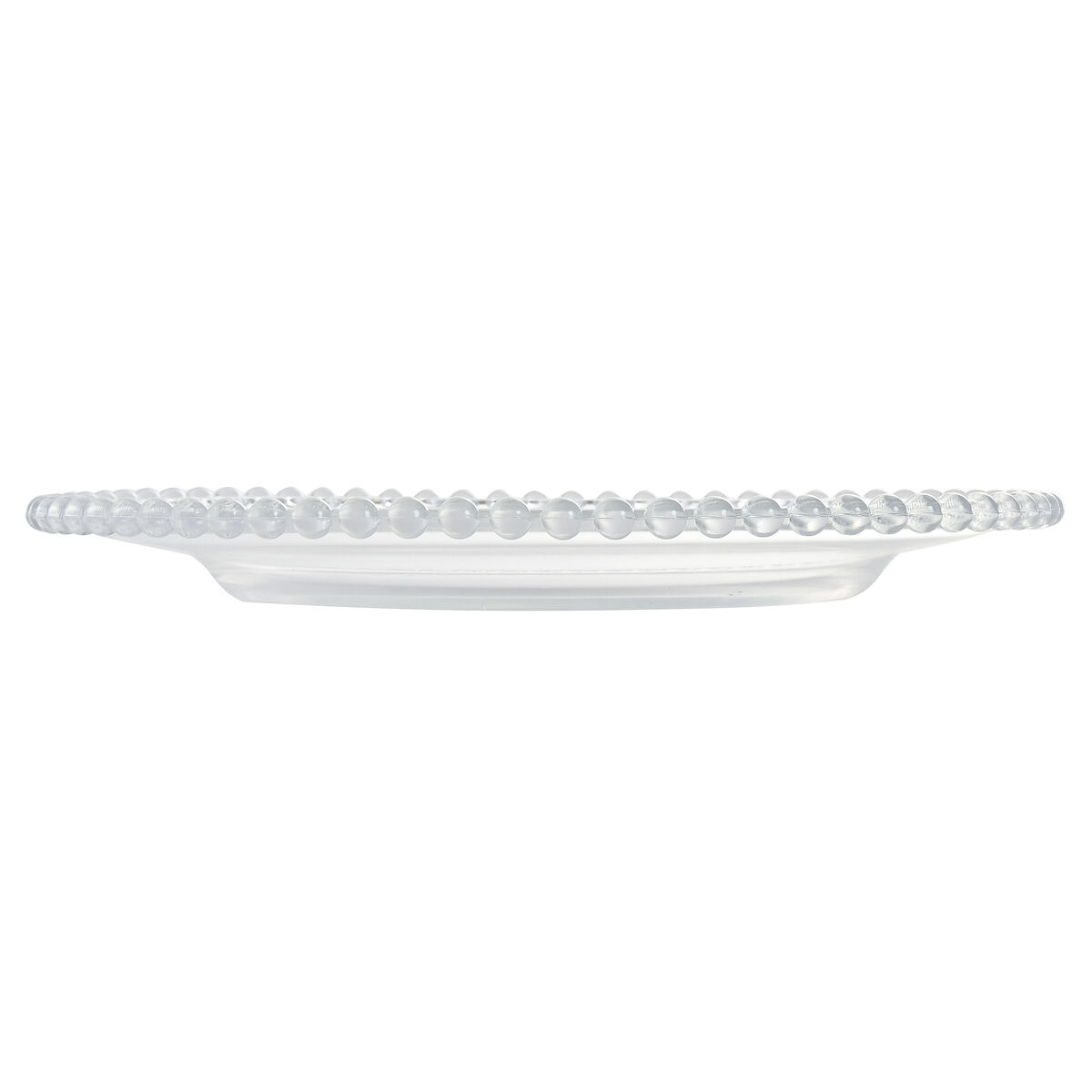 Piatto da pranzo Home ESPRIT Trasparente Cristallo 27 X 27 X 2,6 CM
