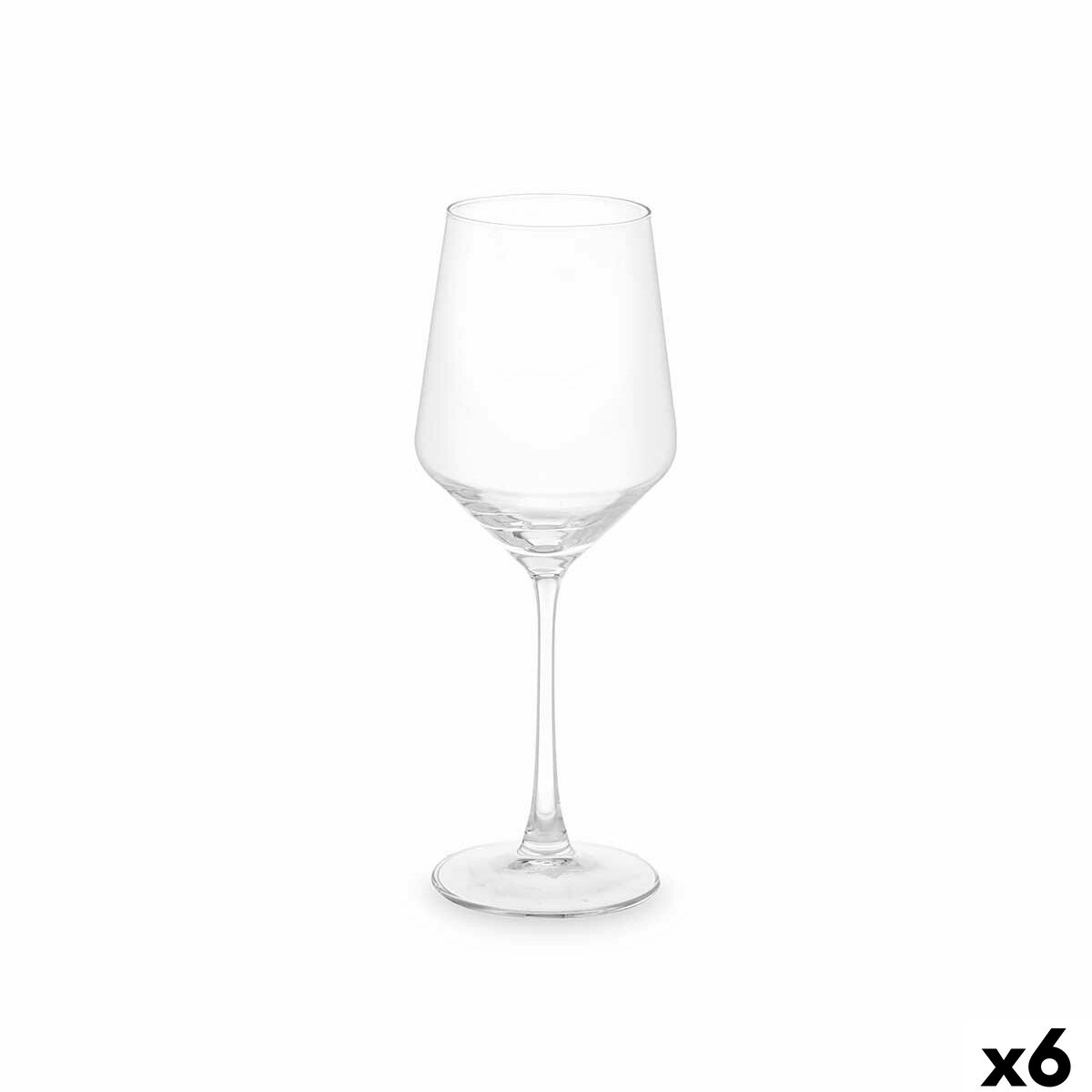 Calice per vino Vivalto Trasparente Vetro 450 ml (6 Unità)