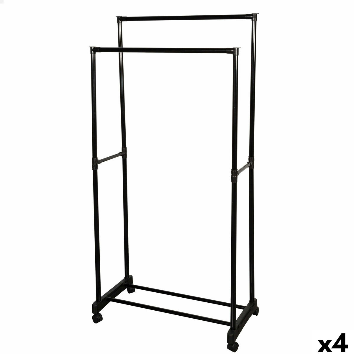 Appendiabiti Max Home Acciaio Plastica 75 x 157 x 40 cm (4 Unità)
