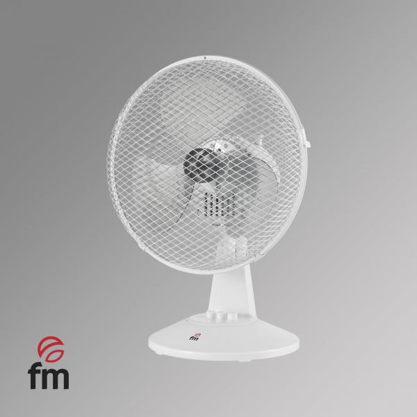 Ventilatore da Tavolo Grupo FM 65786 25 W Ø 23 cm Bianco