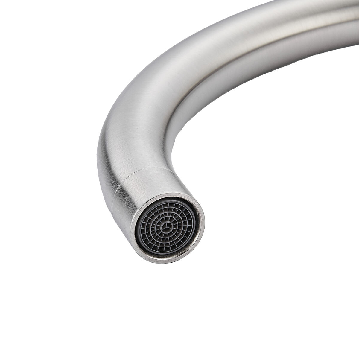 Rubinetto Monocomando Fontastock Grigio Acciaio inossidabile Ceramica Lega di Zinco Forma a C - Image 4