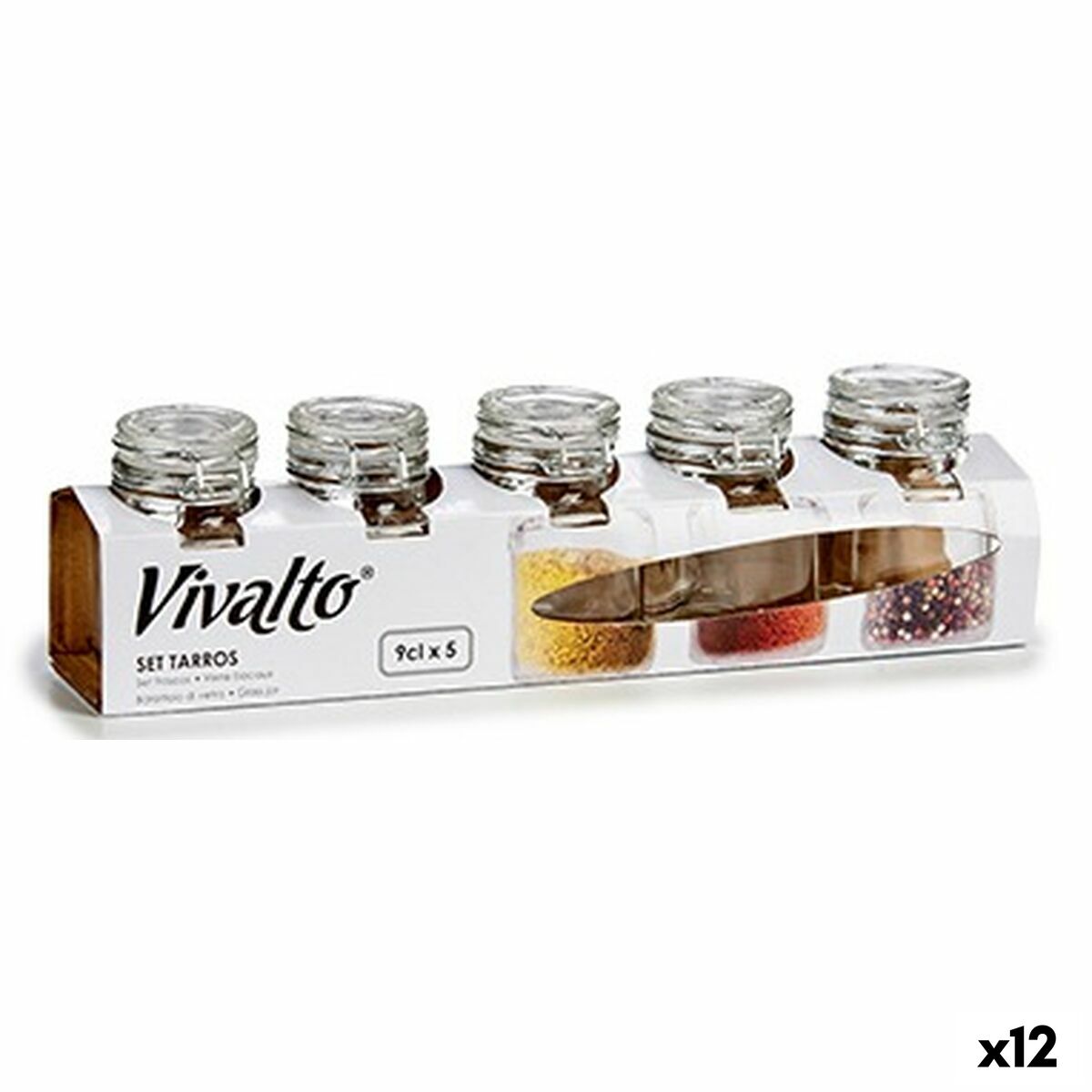 Set di Barattoli Vivalto Chiusura ermetica