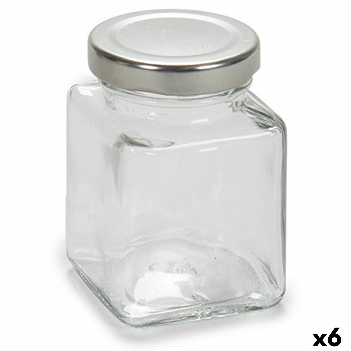 Vaso Vivalto Trasparente Argentato 100 ml (6 Unità)