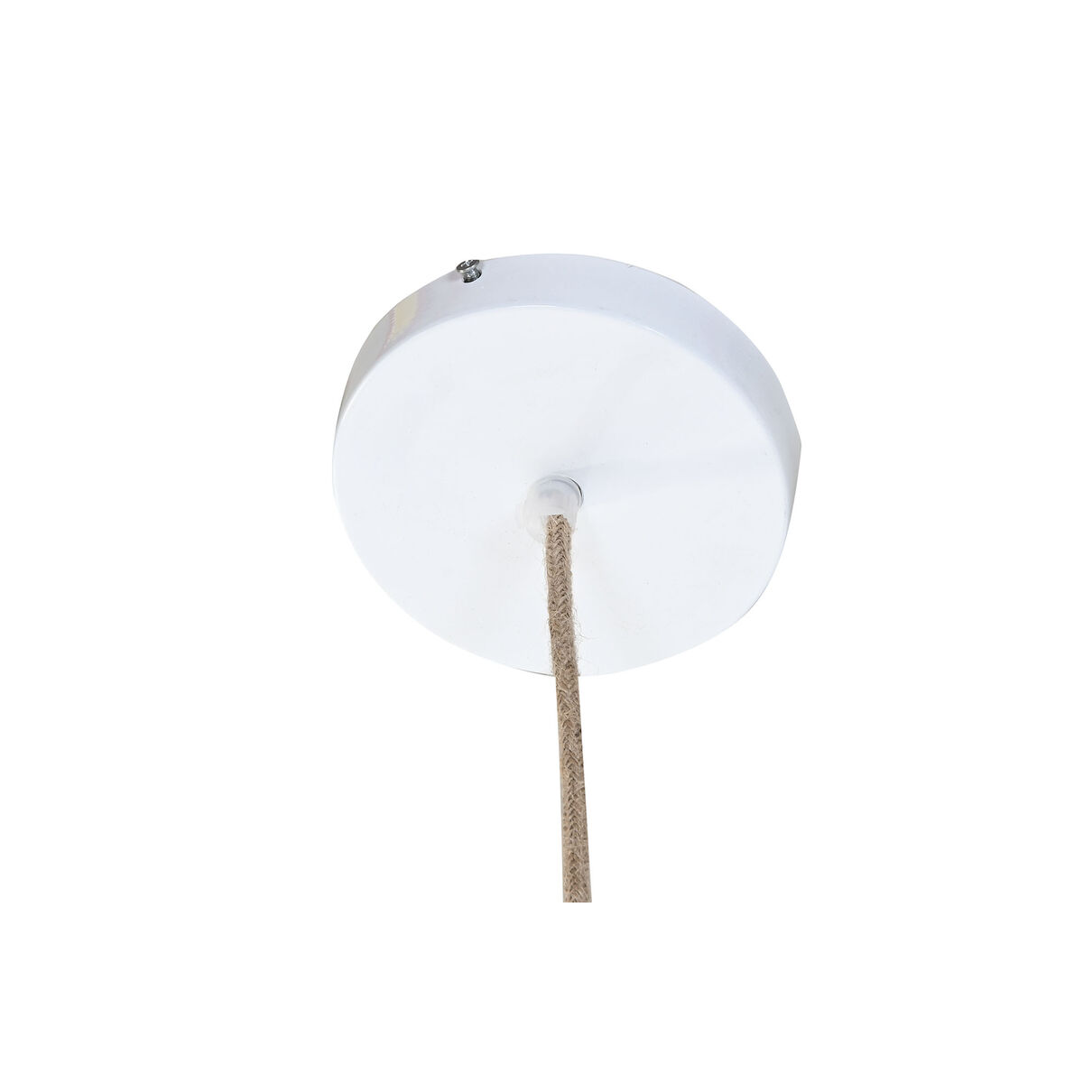 Lampadario Home ESPRIT Bicolore Juta Corda Ferro 25 W 50 x 50 x 54 cm - Image 5
