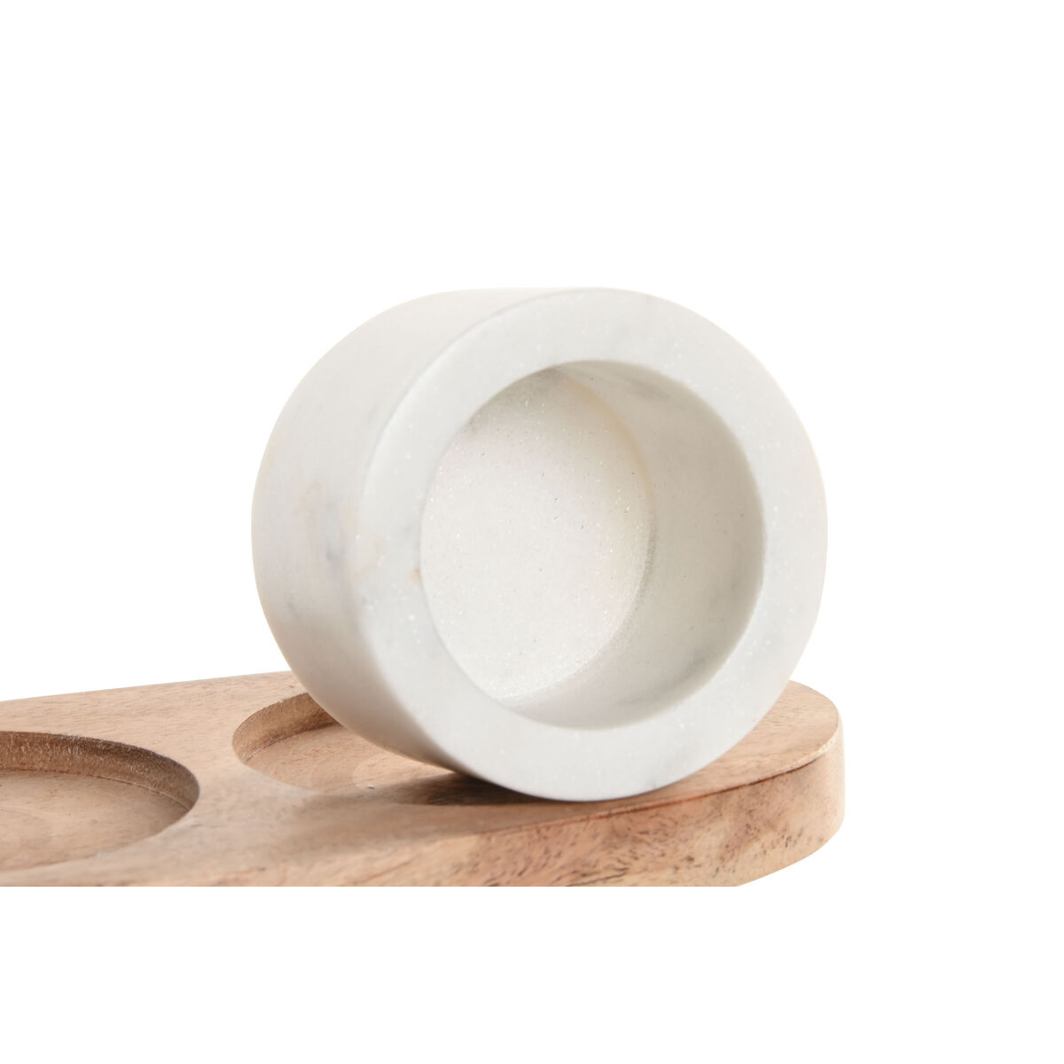 Set Sale e Pepe Home ESPRIT Bianco Nero Naturale Acciaio inossidabile Acacia 20 X 10 X 7,6 CM - Image 3