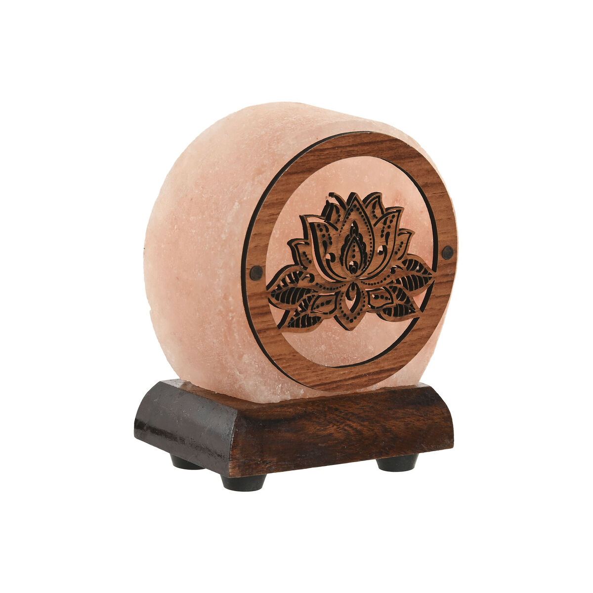 Lampada da tavolo Home ESPRIT Marrone Rosa