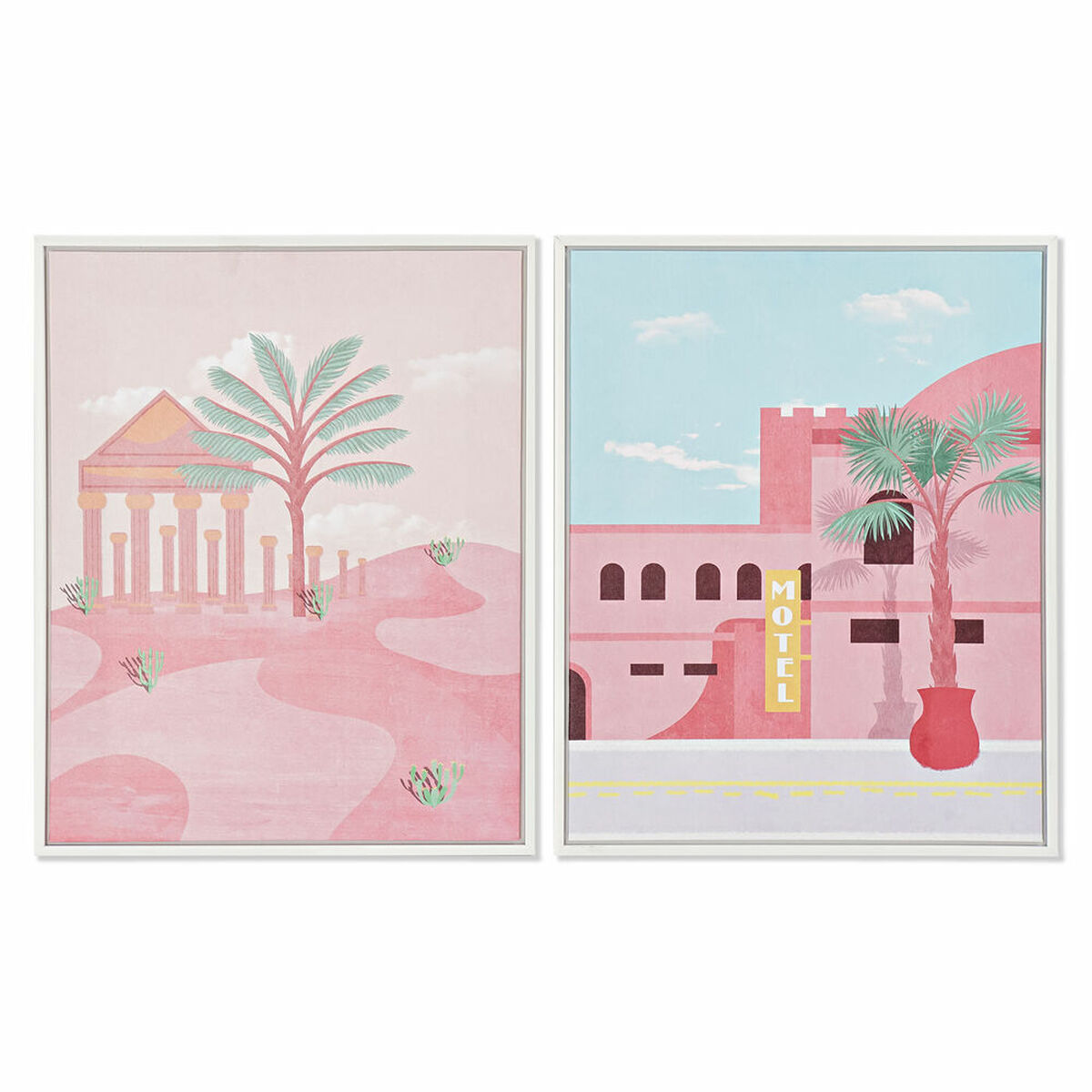 Tela DKD Home Decor polistirene Tela 40 x 2,5 x 50 cm