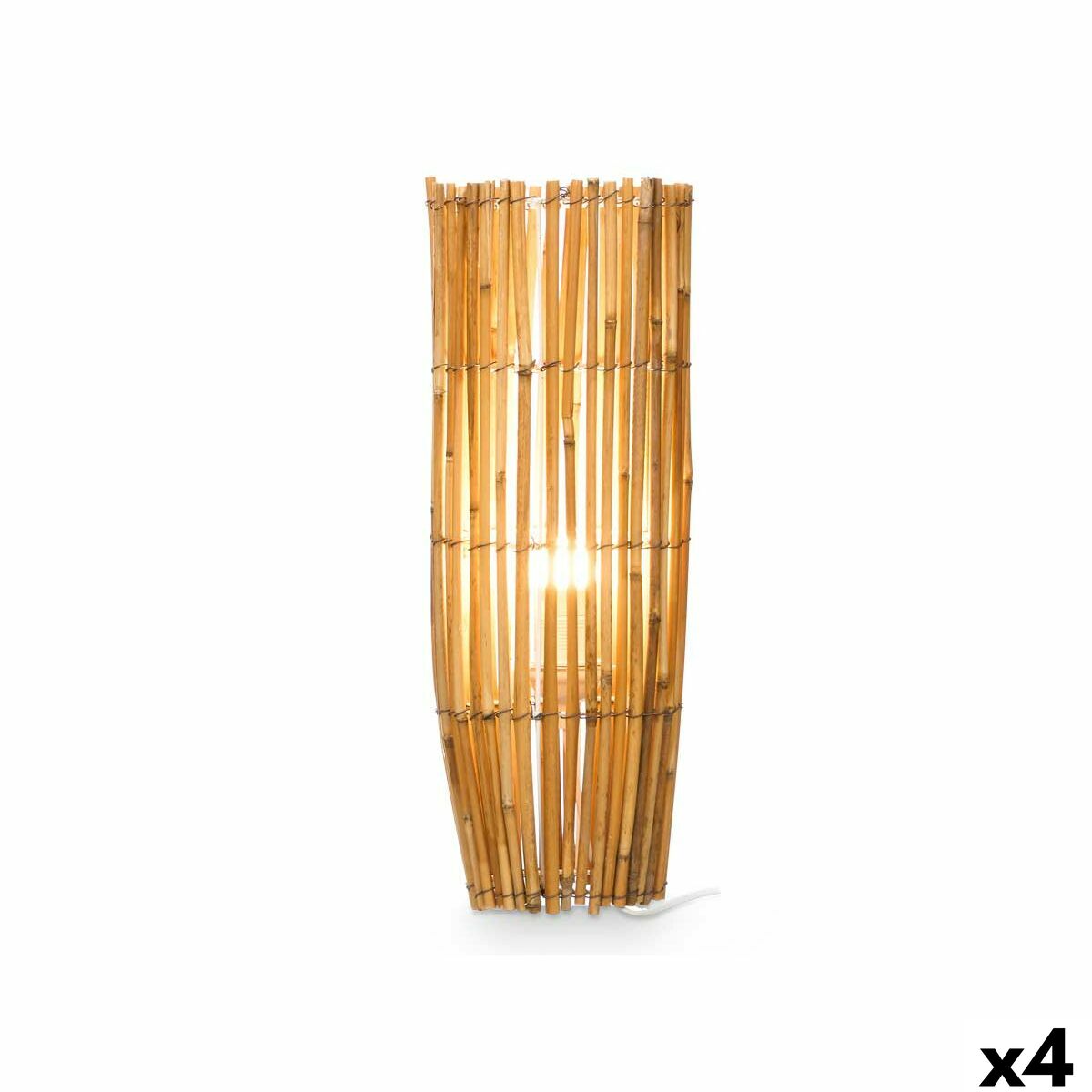 Lampada da Terra Gift Decor Naturale 18,5 x 53 x 18,5 cm (4 Unità)