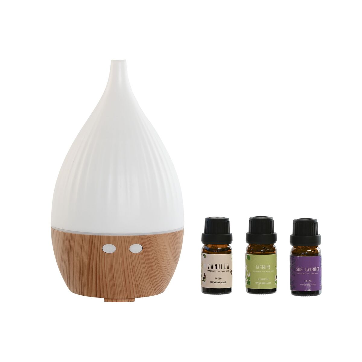 Diffusore di Oli Essenziali Home ESPRIT Città 10 ml (4 Pezzi)