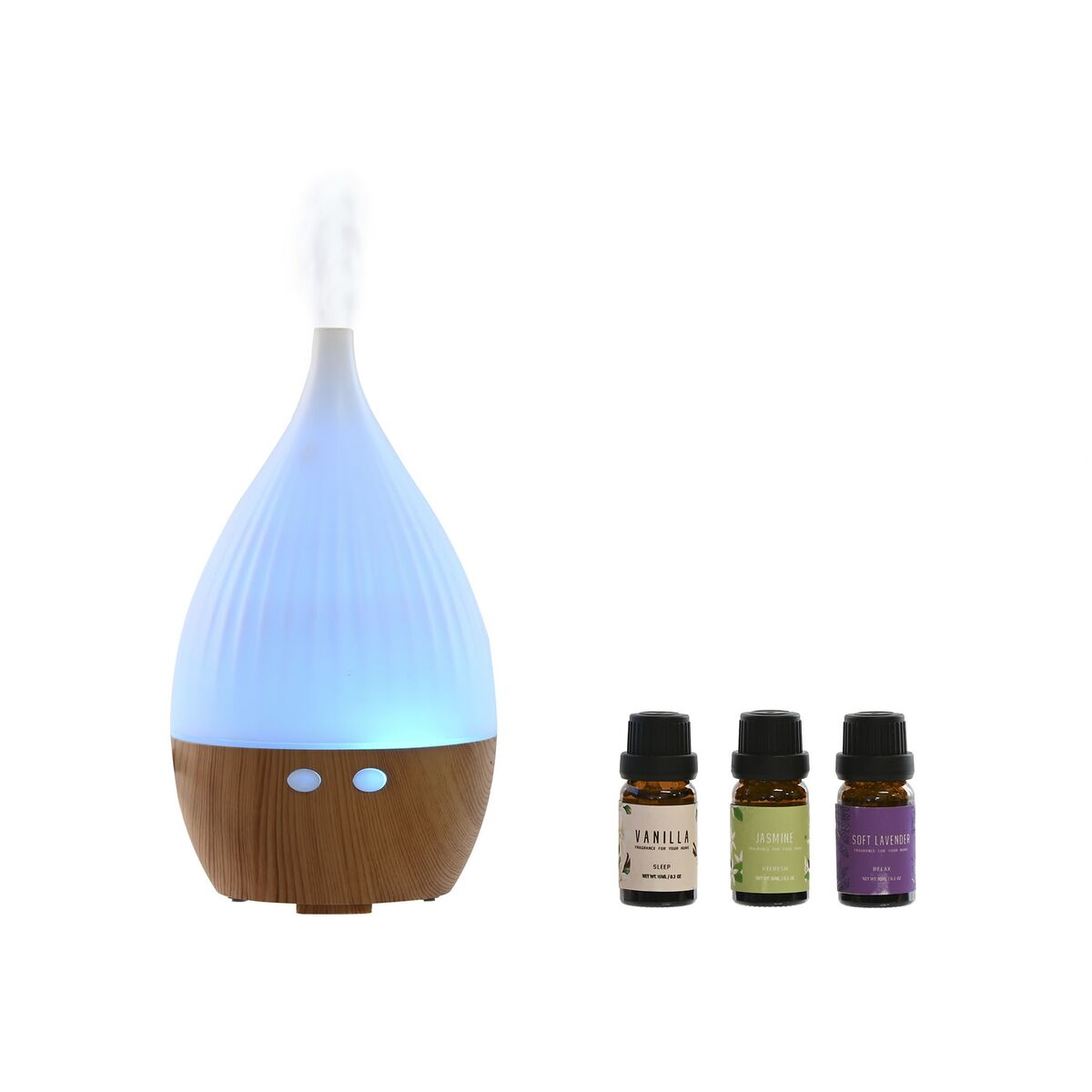 Diffusore di Oli Essenziali Home ESPRIT Città 10 ml (4 Pezzi) - Image 6