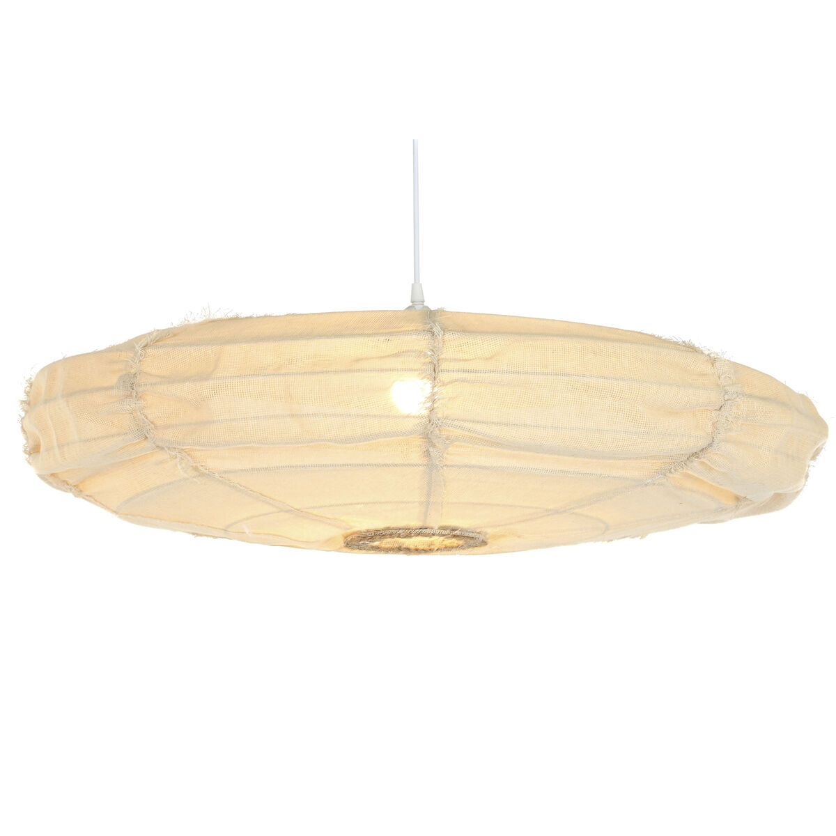 Lampadario Home ESPRIT Metallo Corda 50 W 80 x 80 x 20 cm