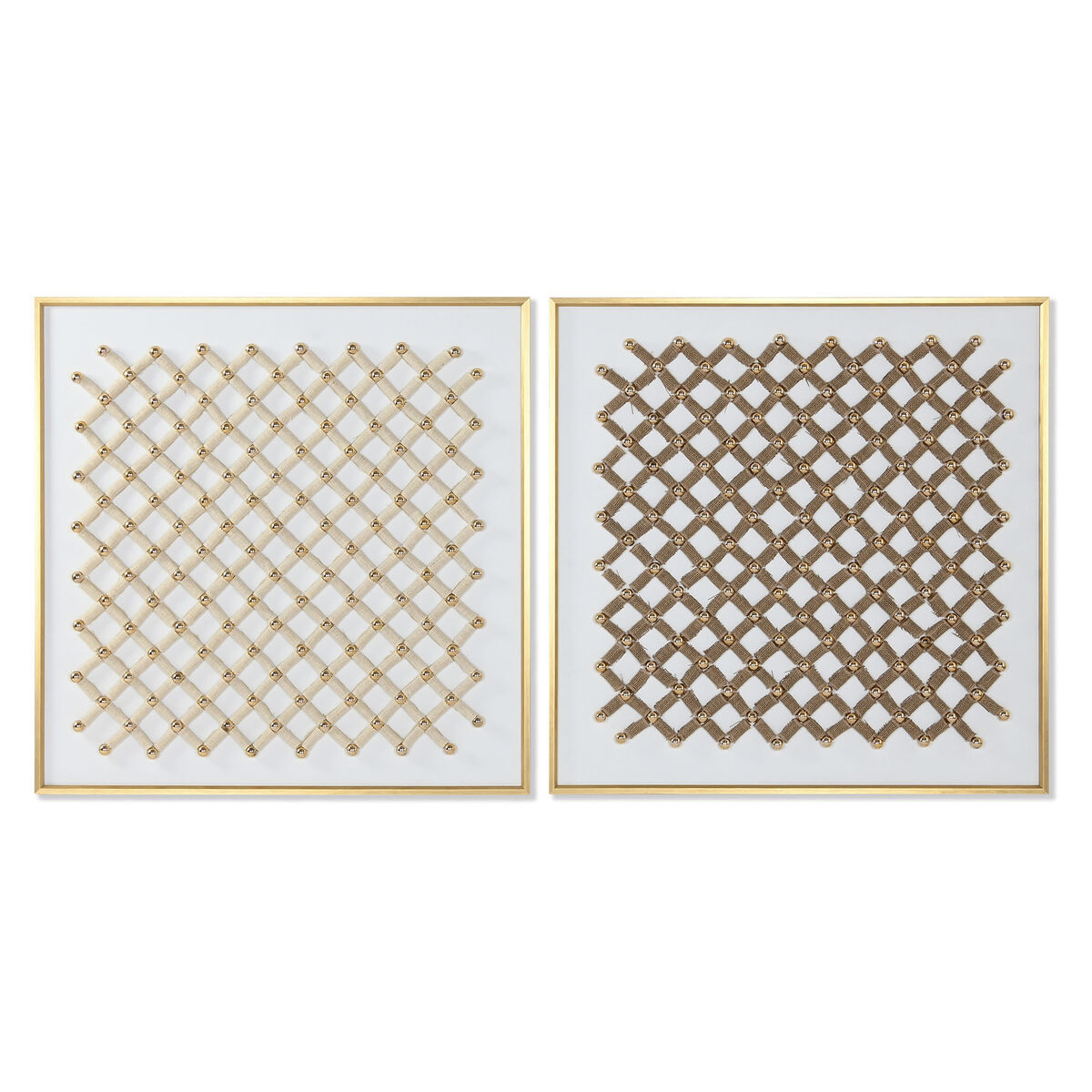 Tela Home ESPRIT polistirene Tela 100 x 3,5 x 100 cm