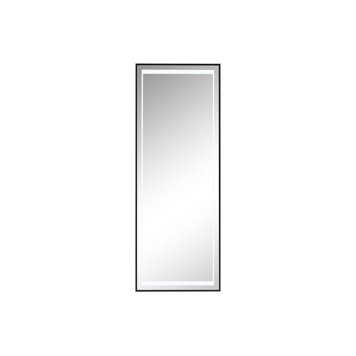 Specchio spogliatoio Home ESPRIT Nero Alluminio 50 x 2 x 150 cm