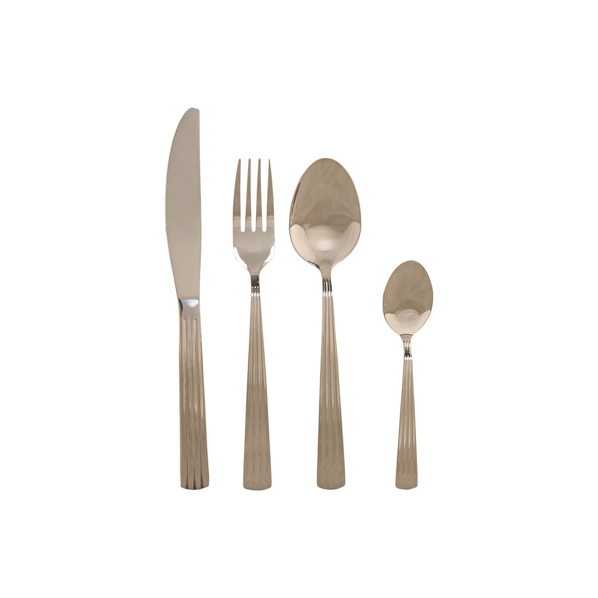 Posate Home ESPRIT Argentato Acciaio inossidabile 15 x 7 x 24 cm 16 Pezzi