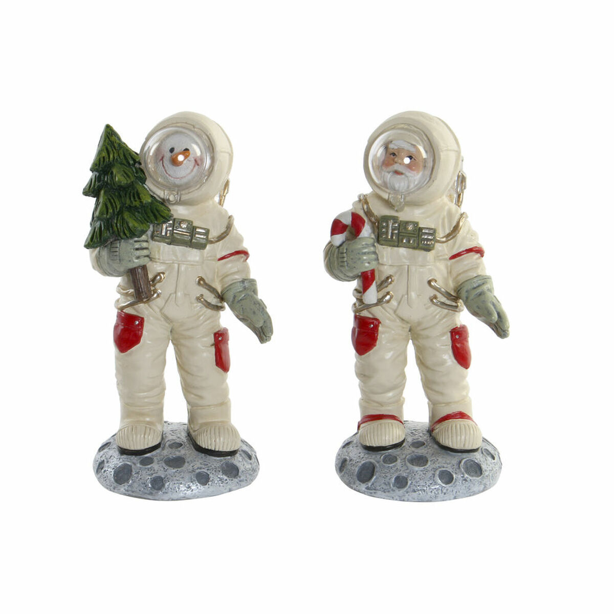 Statua Decorativa DKD Home Decor Resina (2 pcs) (9 x 8.5 x 17 cm)