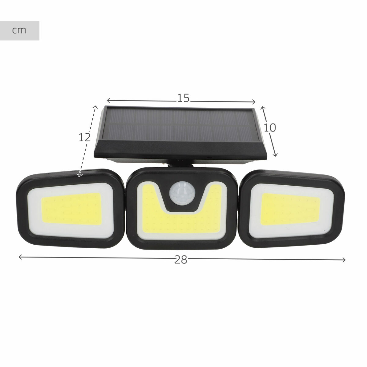 Faretto Solare Aktive 28 x 9 x 12 cm (4 Unità) - Image 5