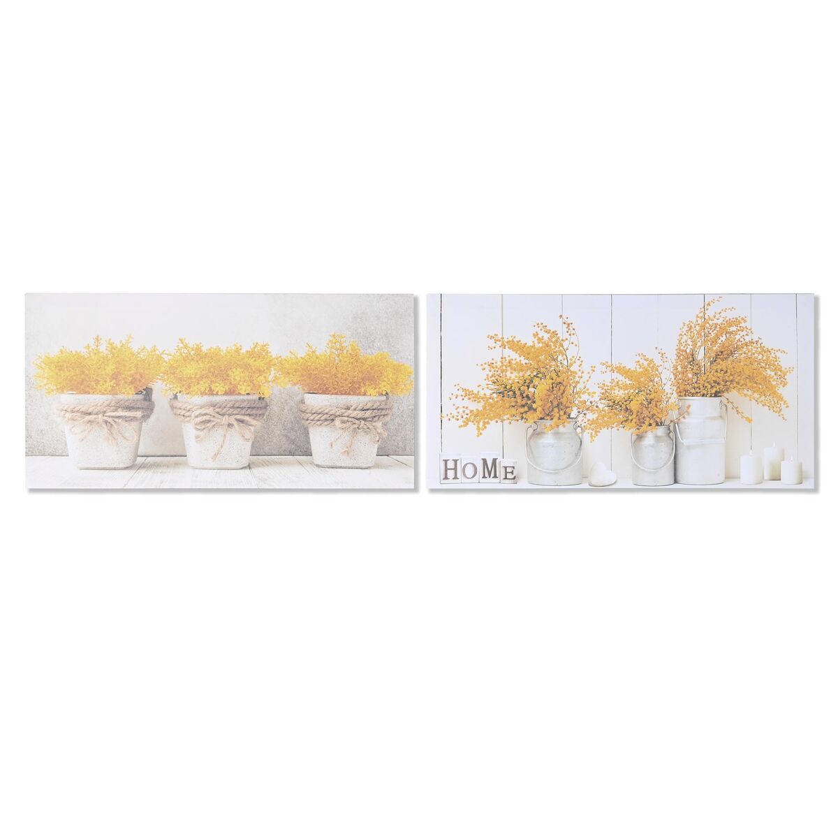 Tela DKD Home Decor Pino Tela 60 x 1,8 x 30 cm