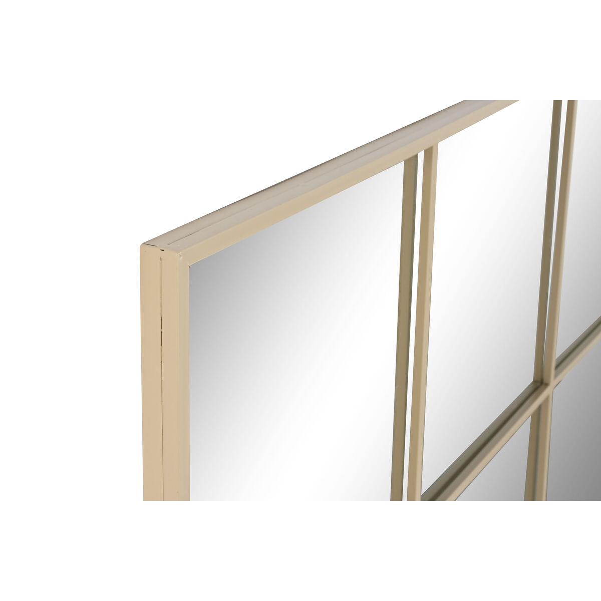 Specchio da parete Home ESPRIT Beige Finestra Scandi 122 x 2 x 122 cm