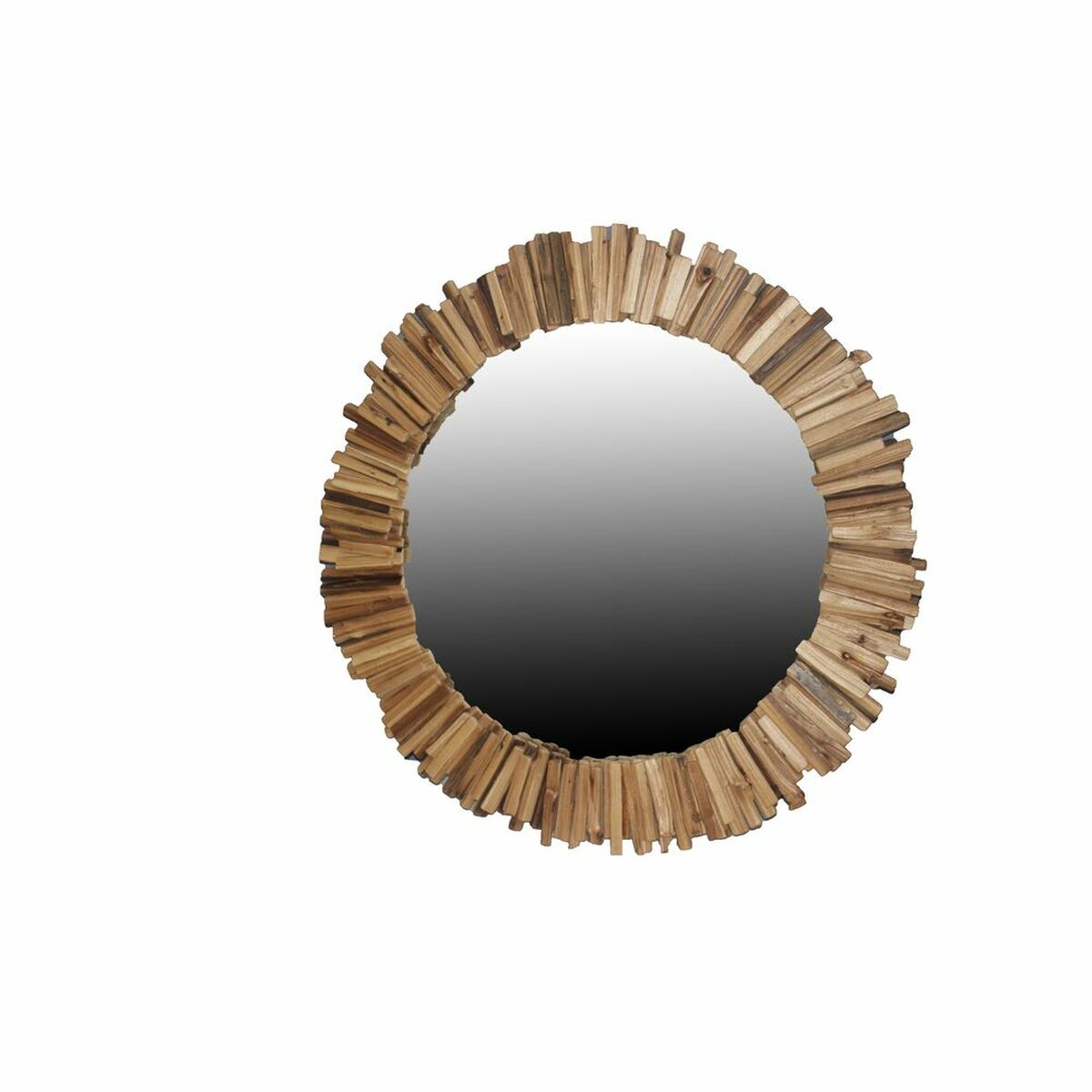 Specchio da parete DKD Home Decor Naturale Tronchi Alpino 112 x 4 x 112 cm 125 x 4 x 125 cm 128 x 4 x 128 cm