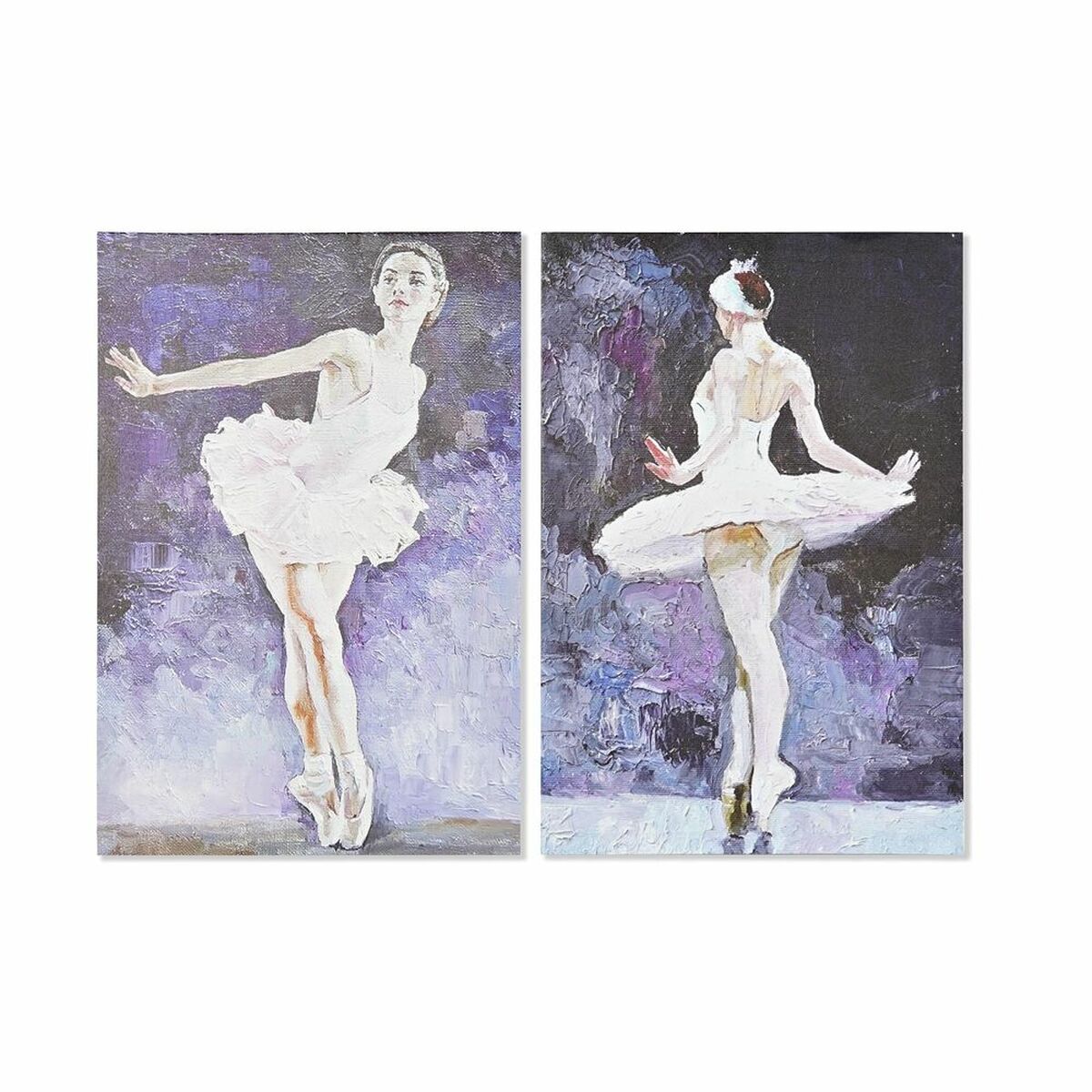 Tela DKD Home Decor Pino Tela 40 x 1,8 x 60 cm