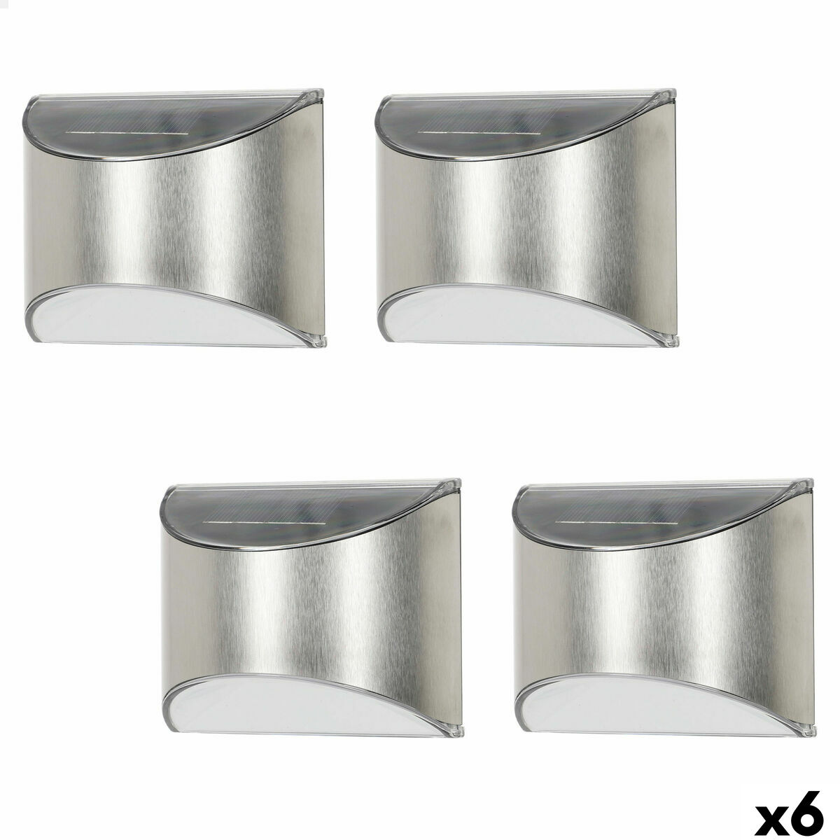 Faretto Solare Aktive 10 x 8 x 5 cm (6 Unità)