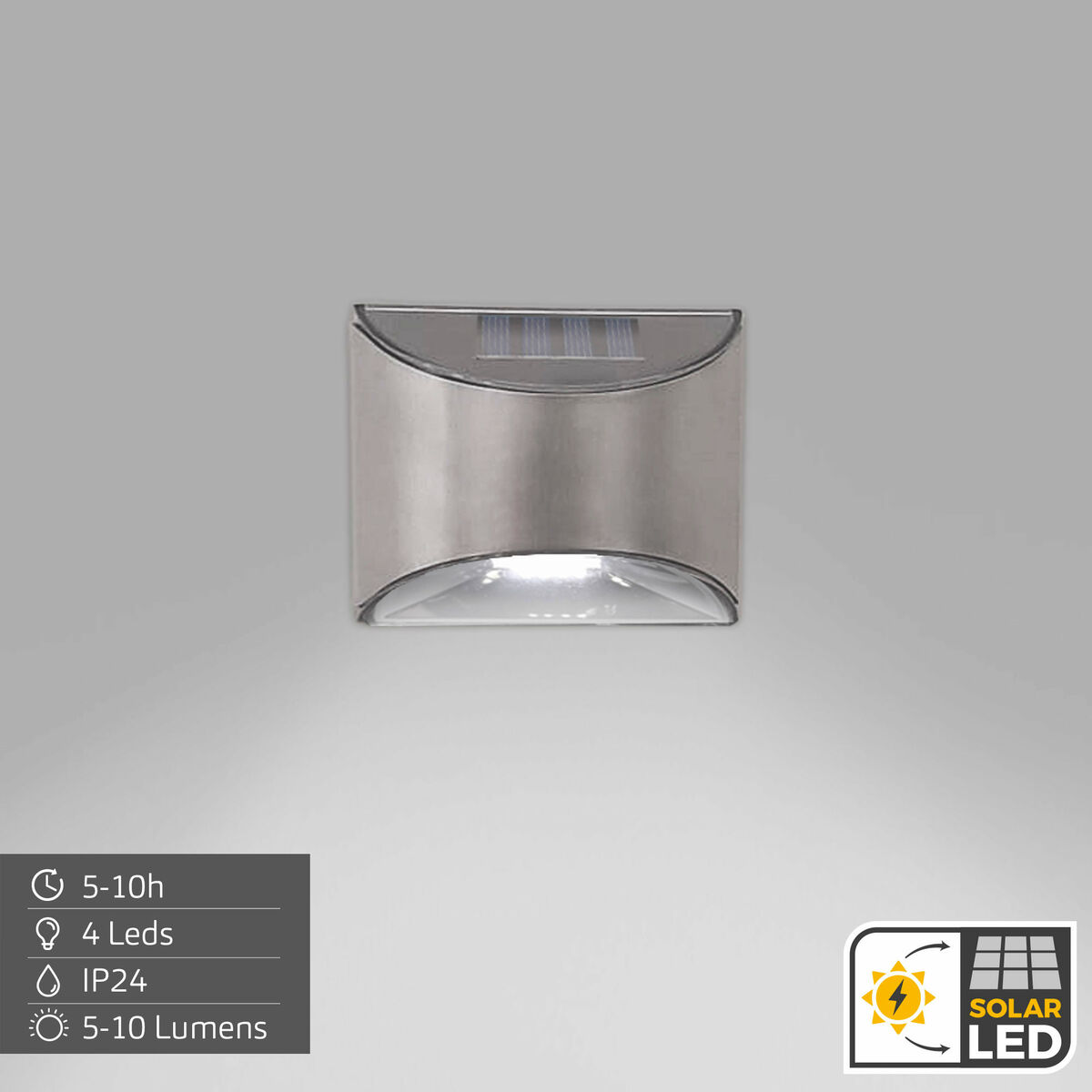 Faretto Solare Aktive 10 x 8 x 5 cm (6 Unità) - Image 3