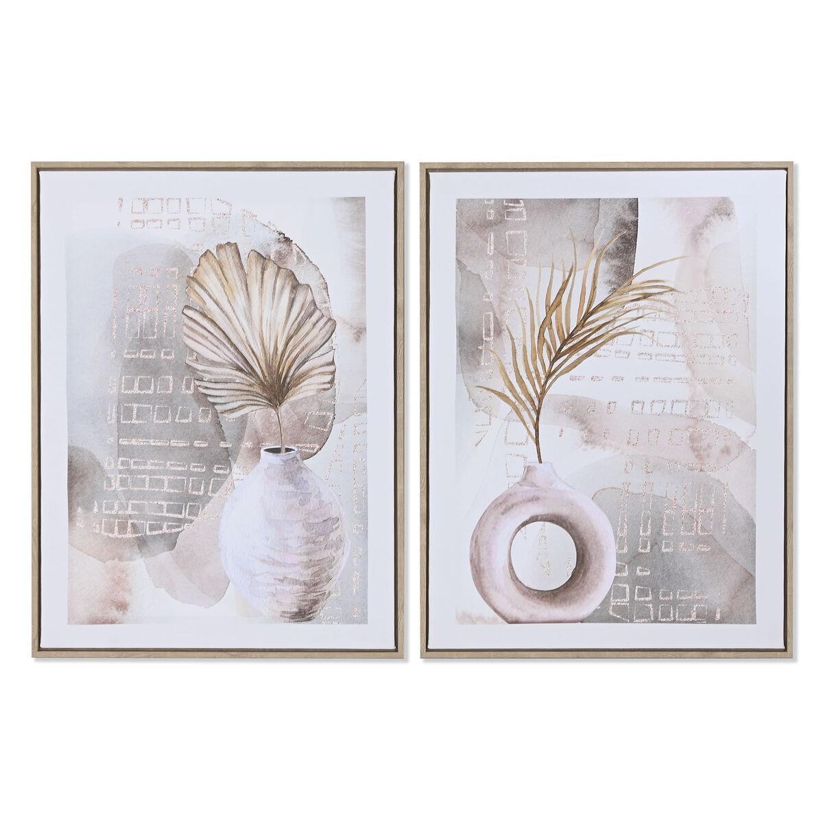 Tela Home ESPRIT polistirene Tela 45 x 2,5 x 60 cm