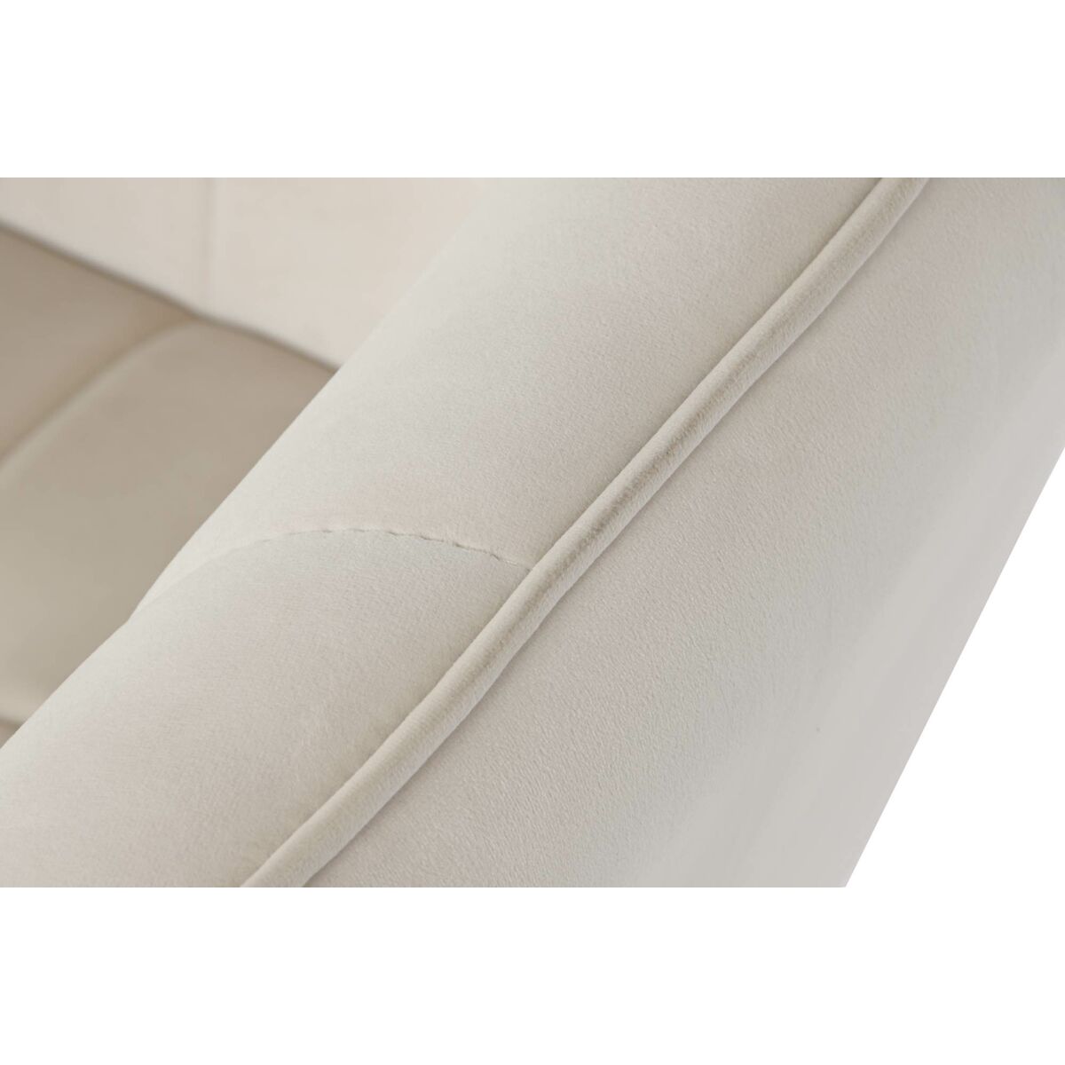 Poltrona DKD Home Decor Crema Dorato Metallo 74 x 74 x 90 cm - Image 3