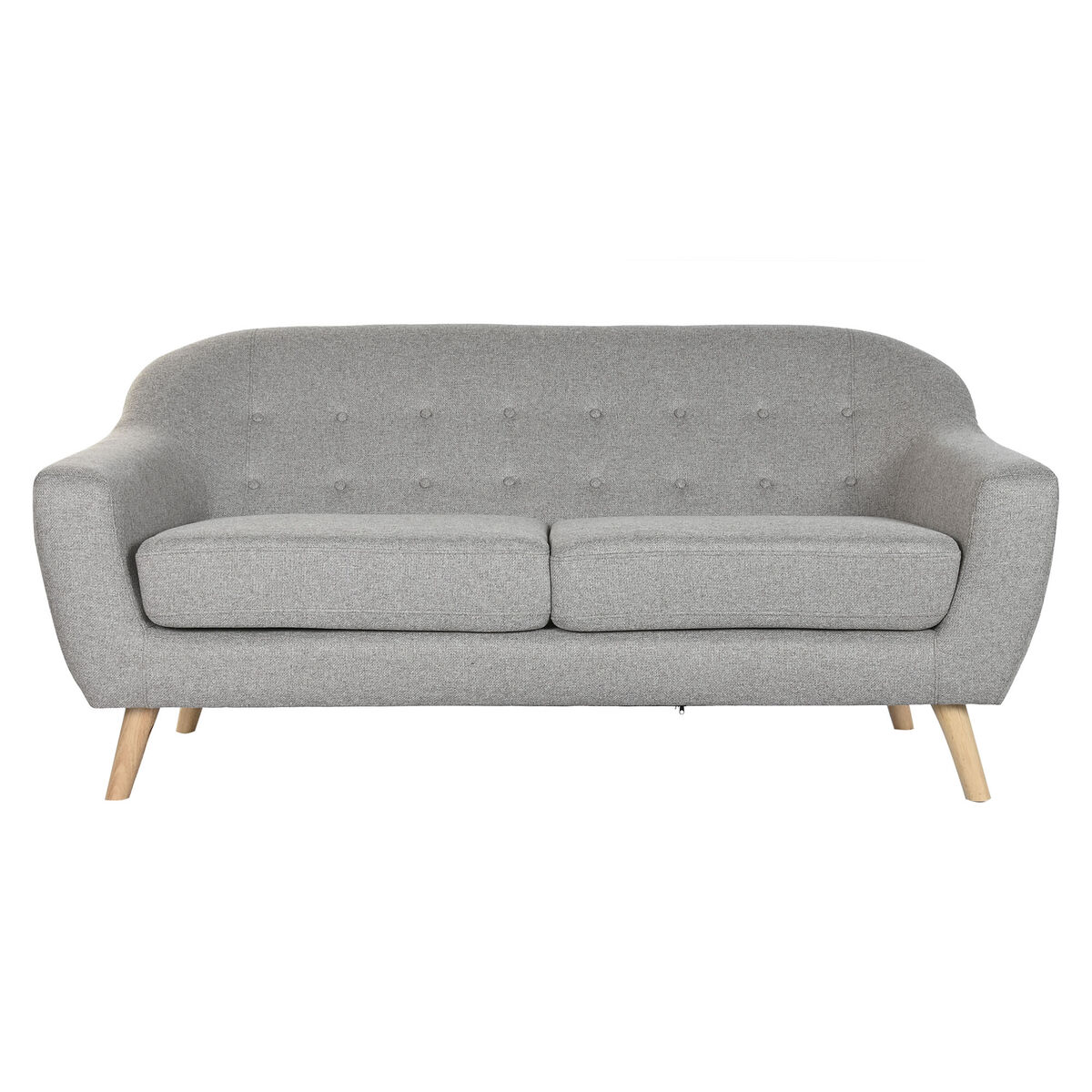 Divano Home ESPRIT Grigio Crema Naturale Scandi 172 x 82 x 82 cm