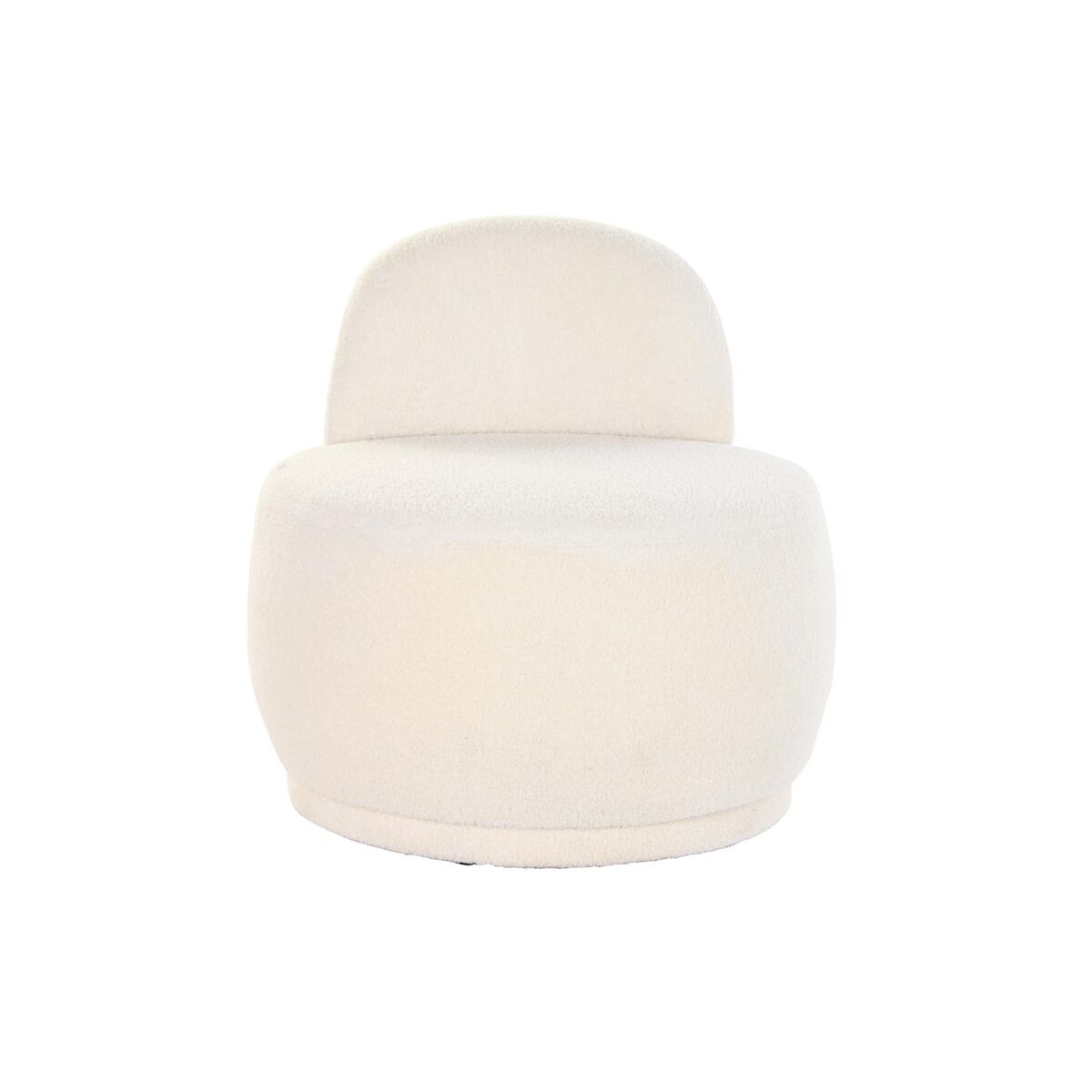 Poltrona DKD Home Decor Bianco 66 x 66 x 66 cm - Image 3