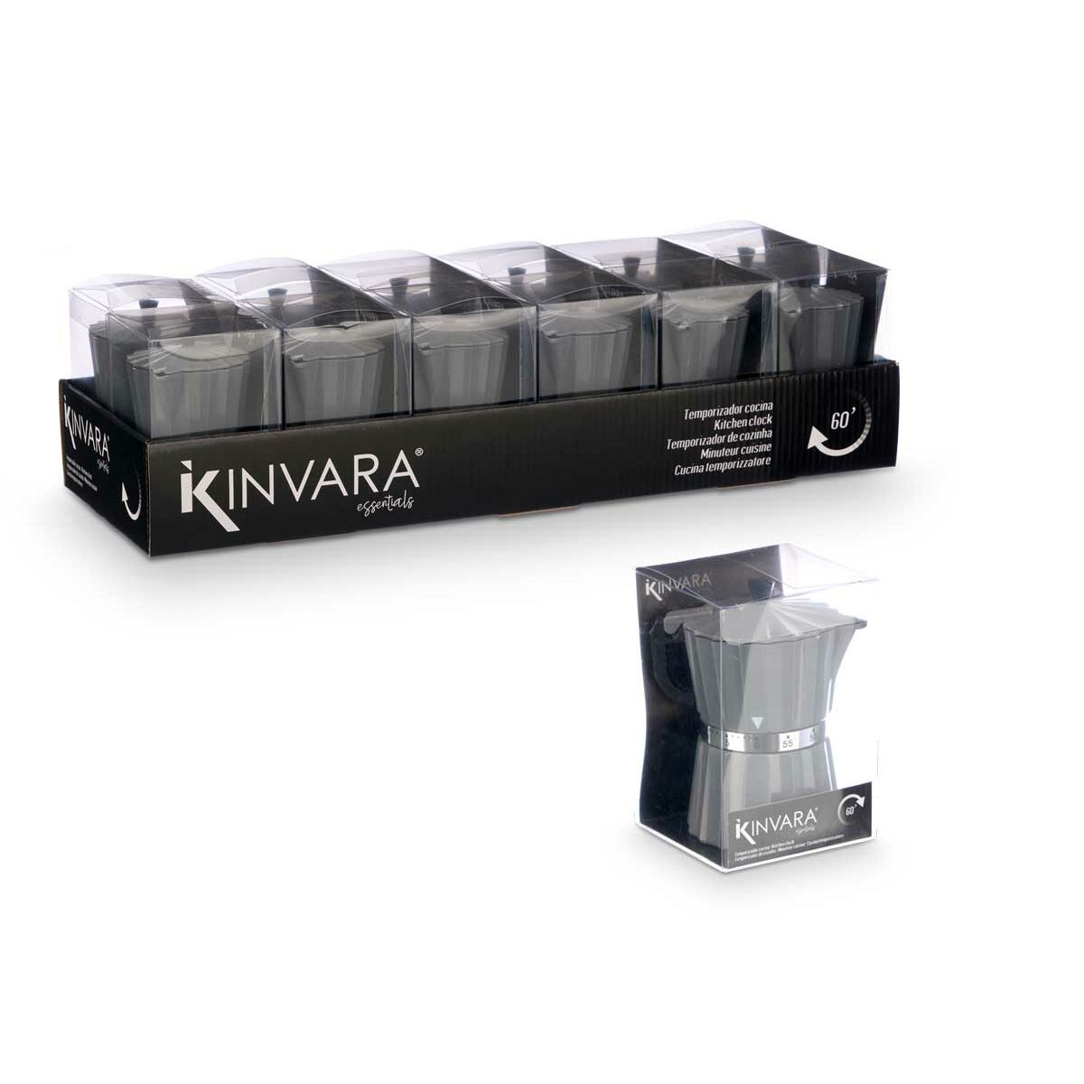 Timer da Cucina Kinvara 9 x 10,5 x 6,5 cm (12 Unità) - Image 4