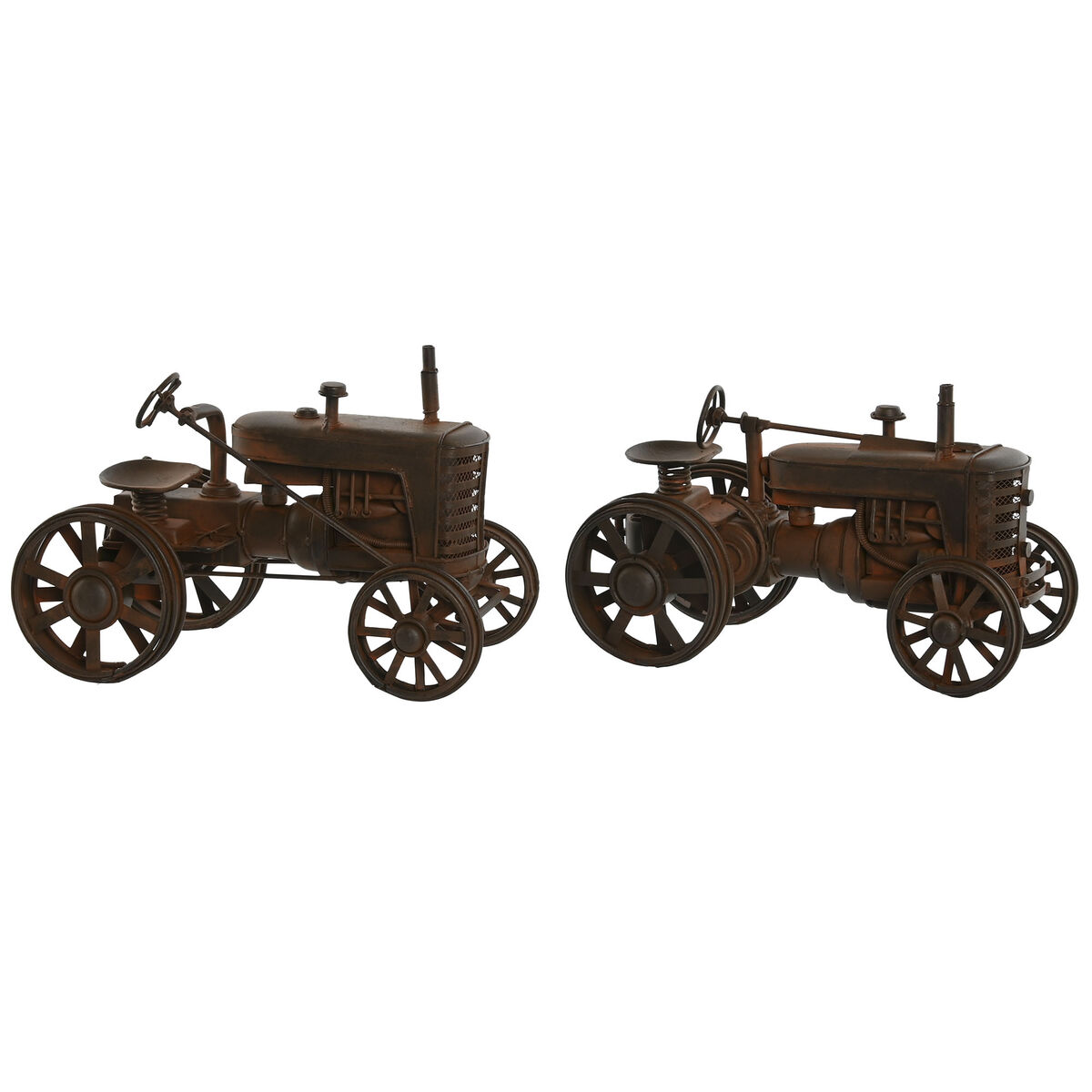 Statua Decorativa Home ESPRIT Bronce Vintage 26 x 14 x 17,5 cm (2 Unità)