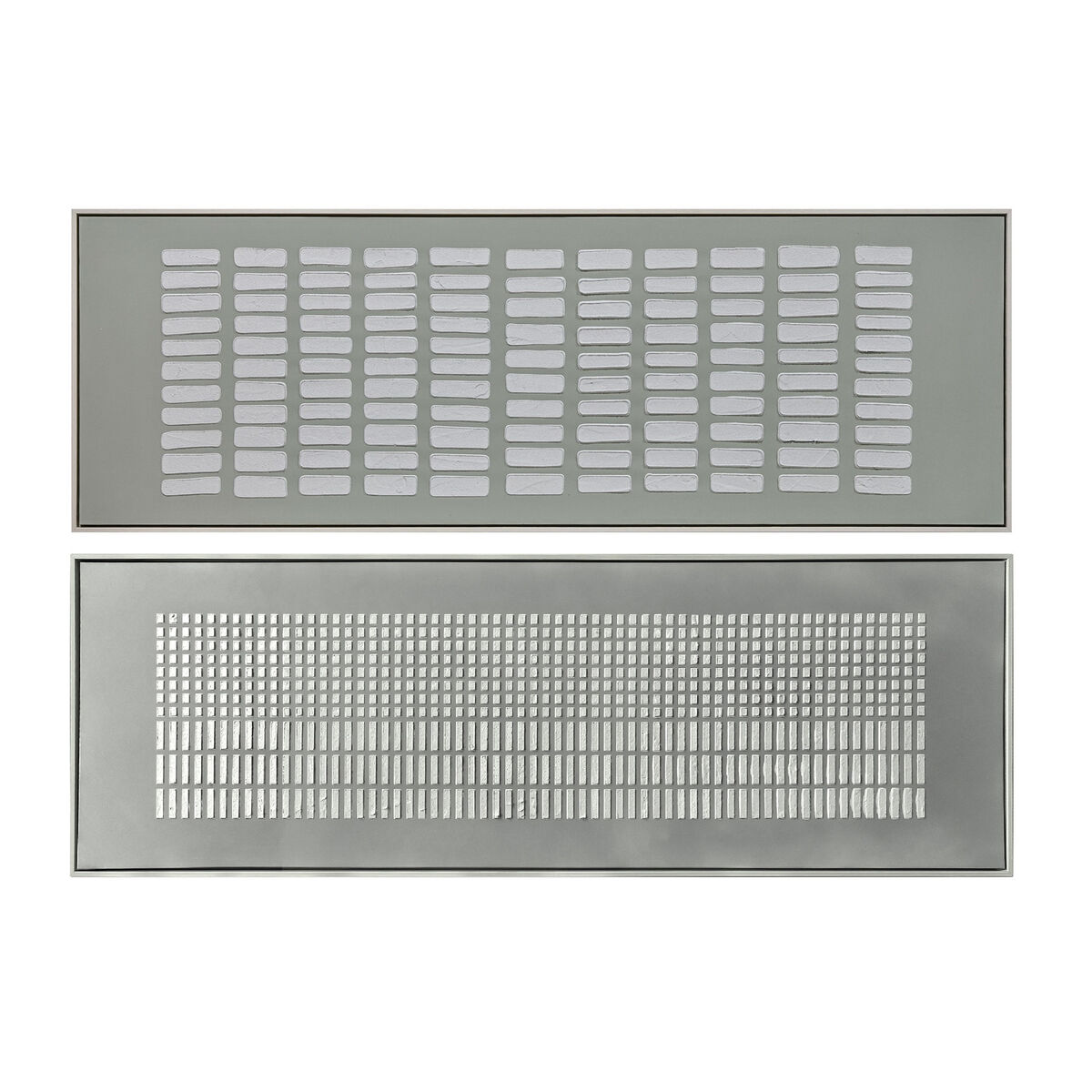 Tela Home ESPRIT Bianco Verde Moderno Città 183 X 4 X 63 CM (2 Unità)