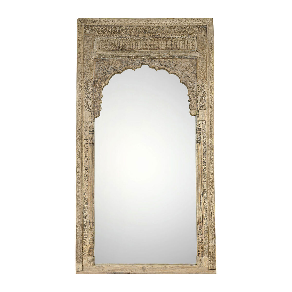 Specchio da parete Home ESPRIT Naturale 160 x 14,5 x 260 cm