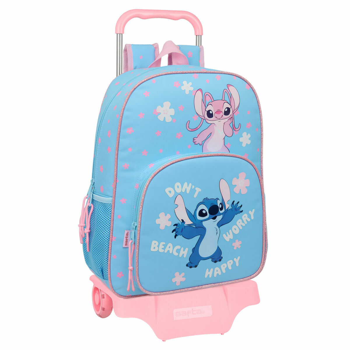 Zaino Scuola Lilo & Stitch Happy Blu cielo 33 x 42 x 14 cm