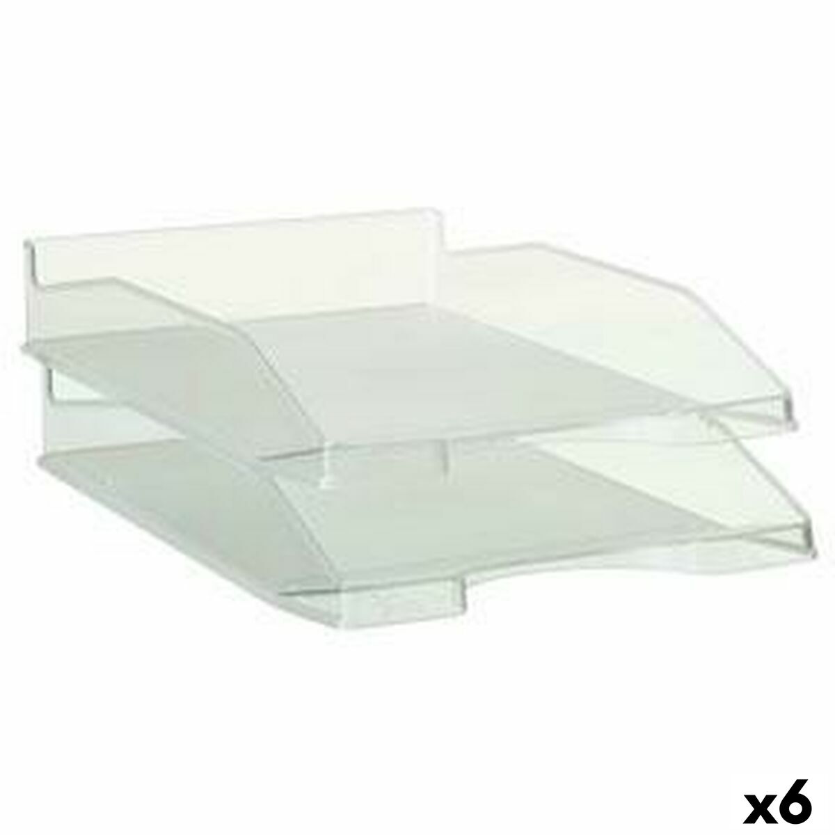 Vassoio Portadocumenti Archivo 2000 Cristallo A4 Plastica (6 Unità)