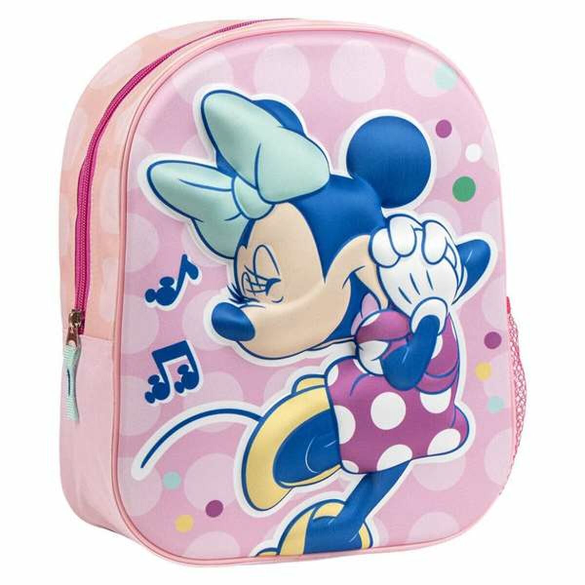 Zaino Scuola 3D Minnie Mouse Rosa 25,0 x 31,0 x 10,0 cm