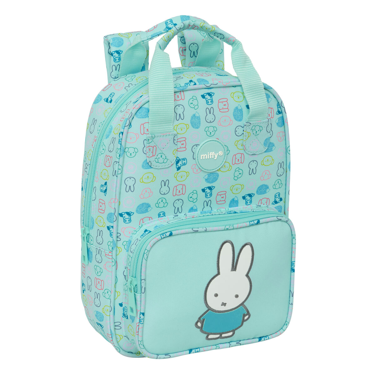 Zaino Scuola Miffy Friends Azzurro 20 x 28 x 8 cm