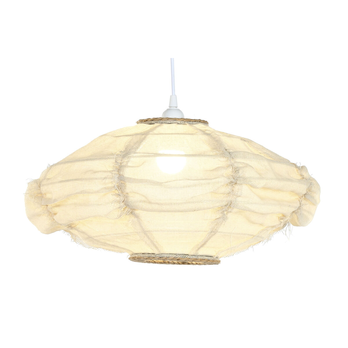 Lampadario Home ESPRIT Metallo Corda 50 W