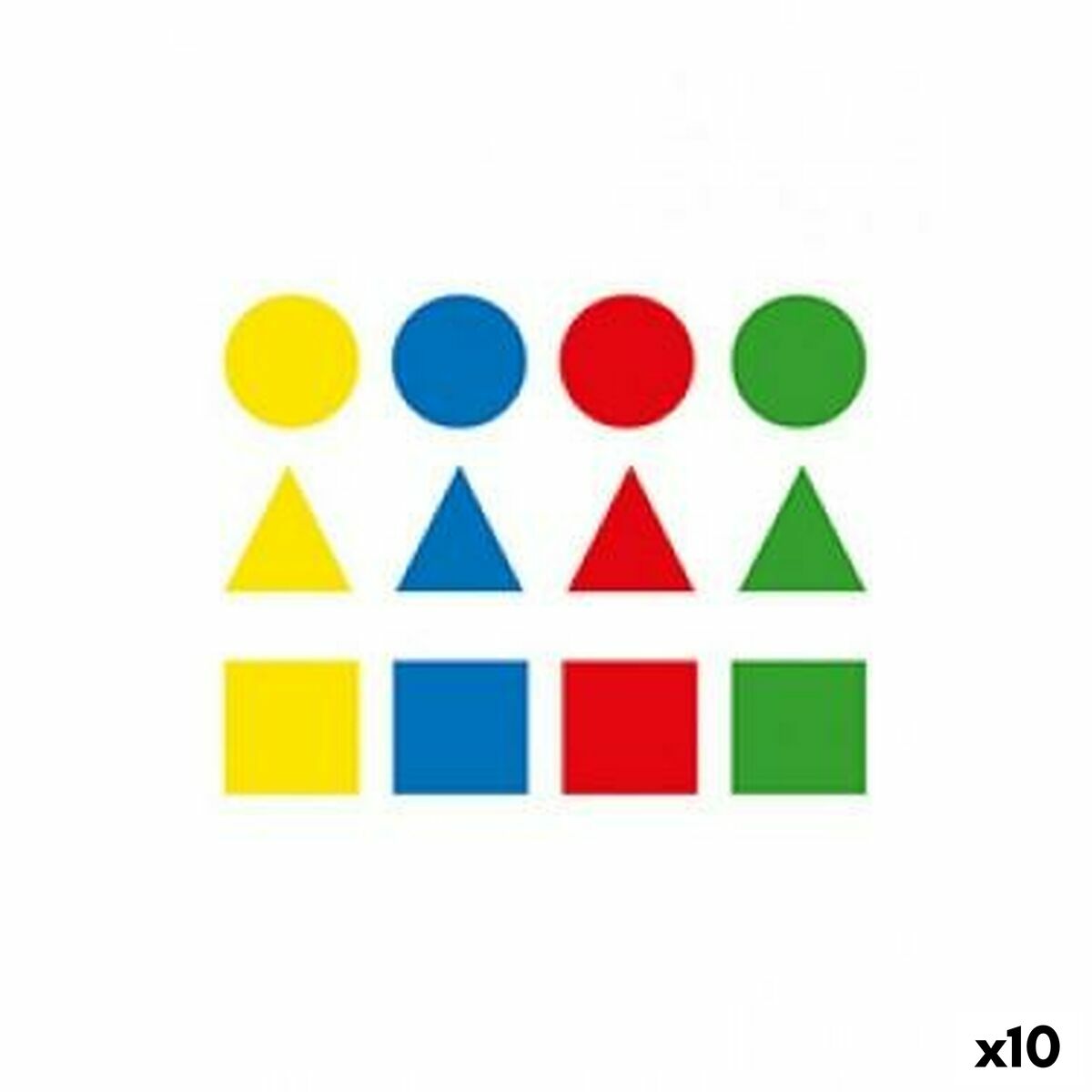 Adesivi Apli Gomets Multicolore Geometrico 12 Fogli (10 Unità)