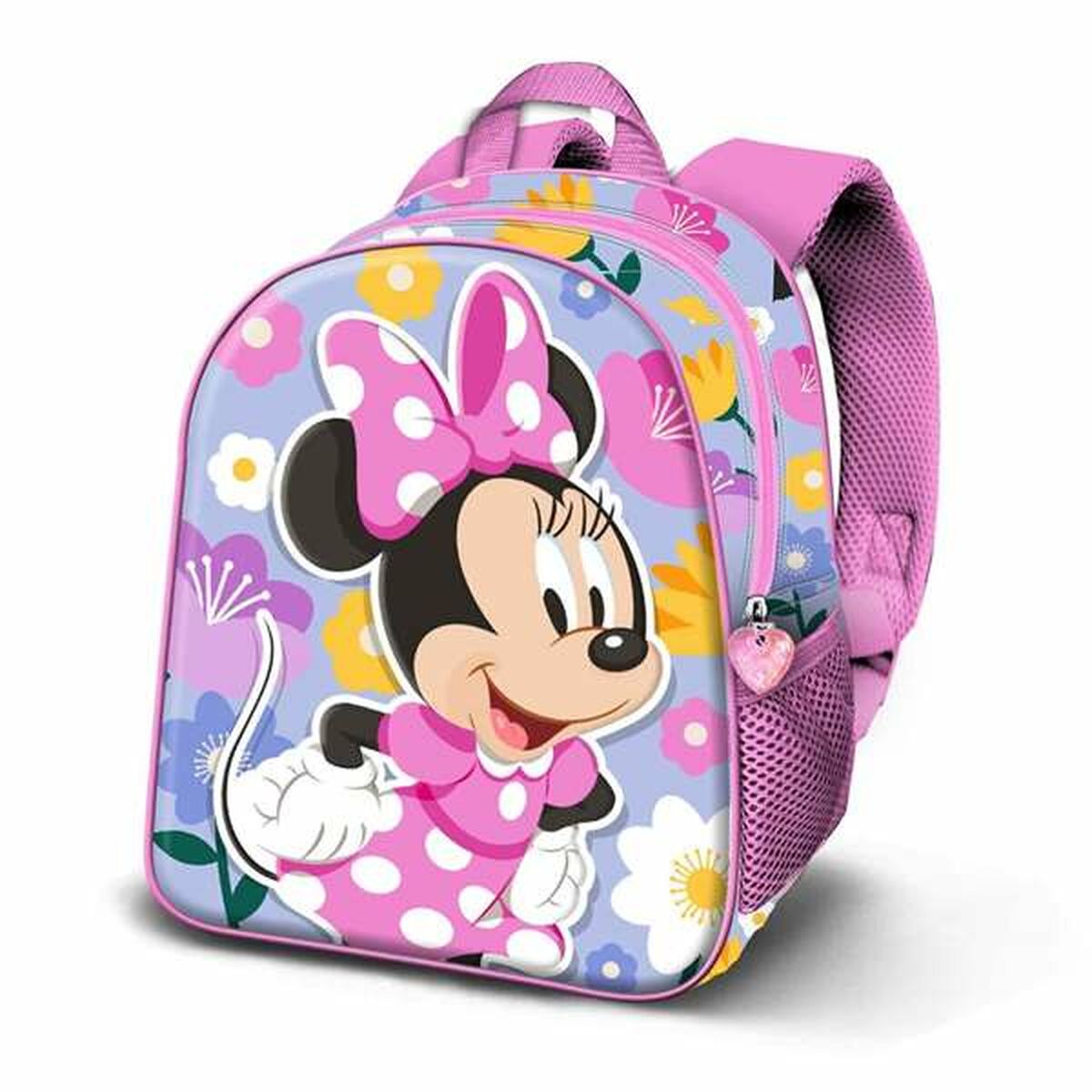 Trolley per la Scuola 3D Minnie Mouse Spring Rosa